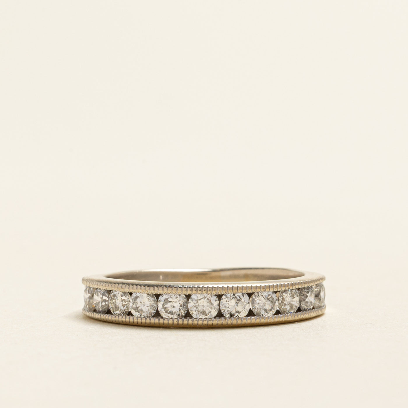 Semi Eternity Channel Set Diamond Band | 0.82ctw | SZ 7.75
