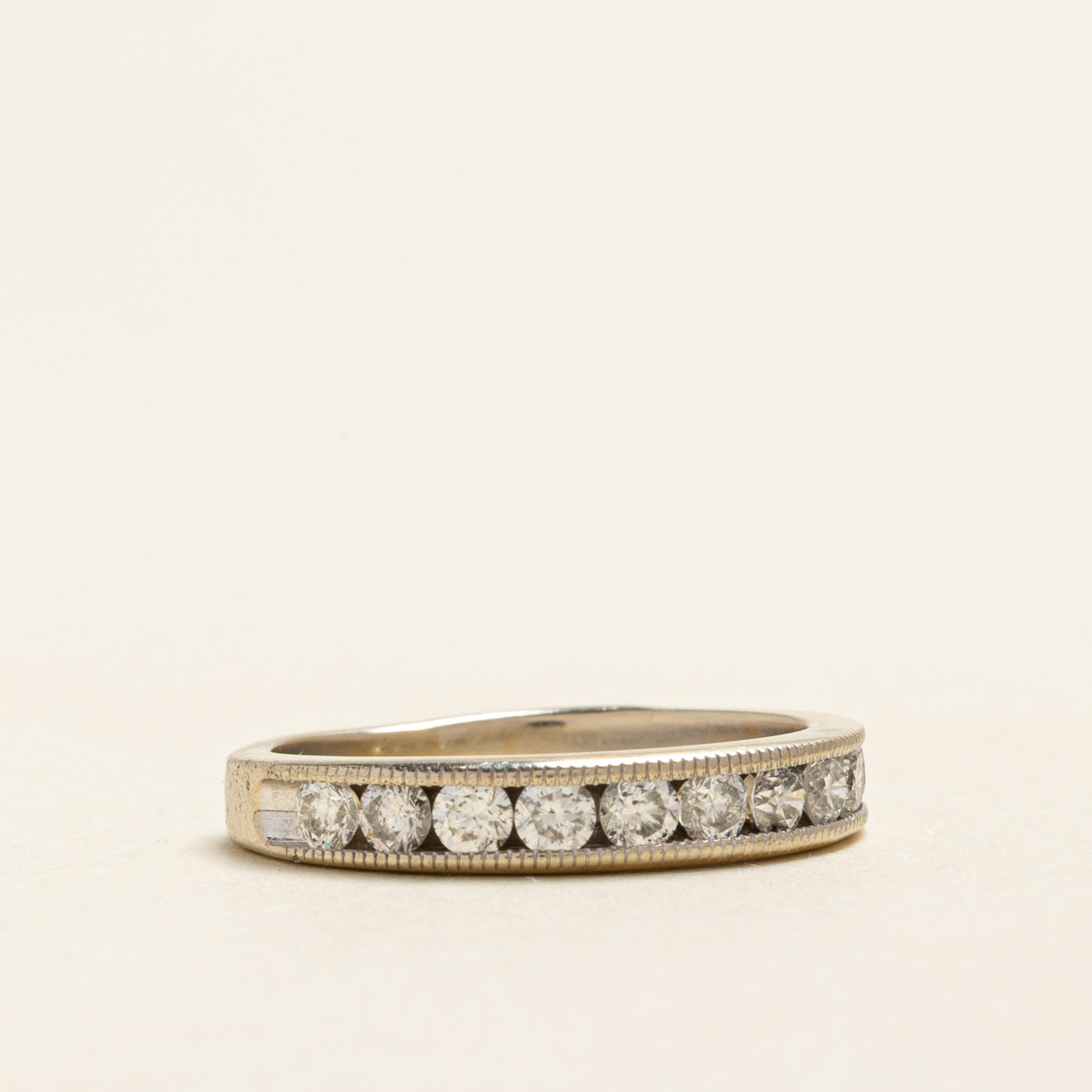 Semi Eternity Channel Set Diamond Band | 0.82ctw | SZ 7.75