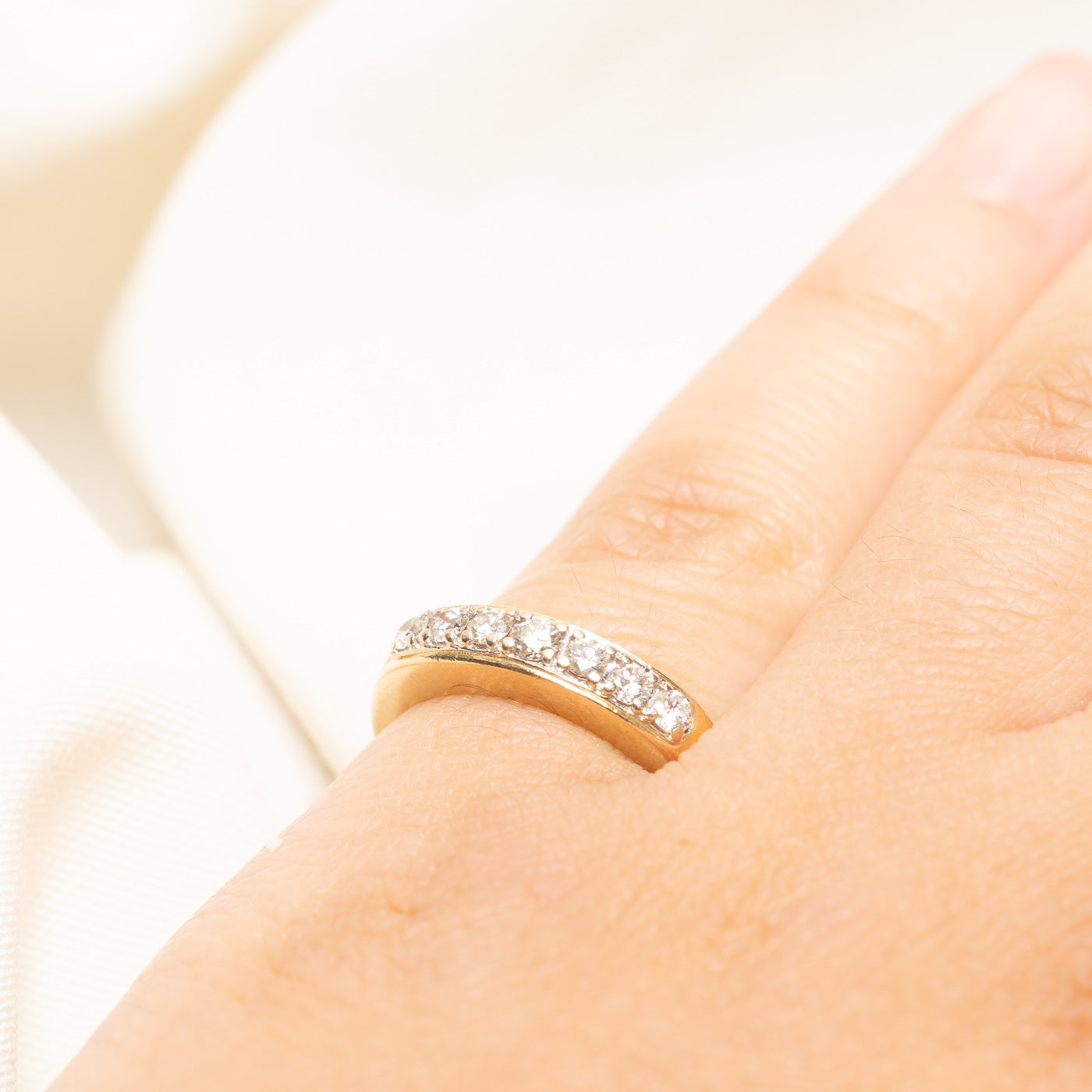 'Birks' Seven Stone Diamond Band | 0.32ctw | SZ 5.25