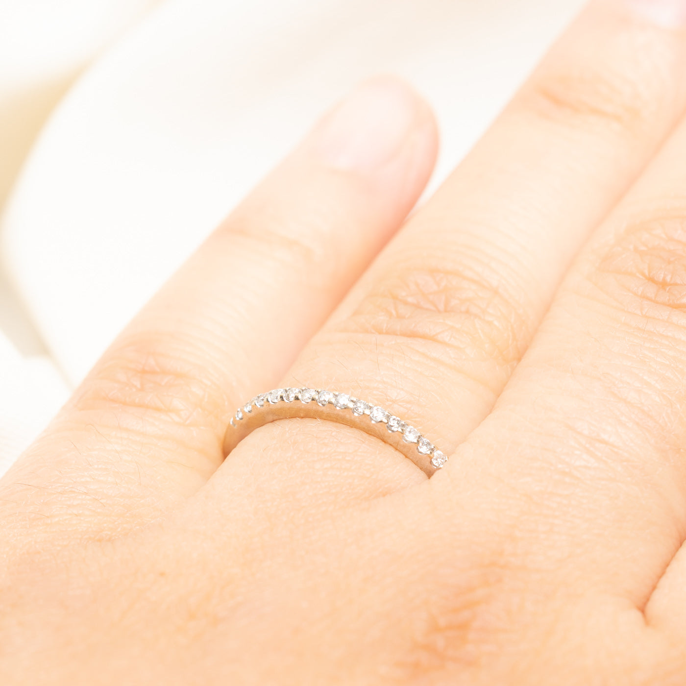 Semi Eternity Diamond Band | 0.10ctw | SZ 7.5