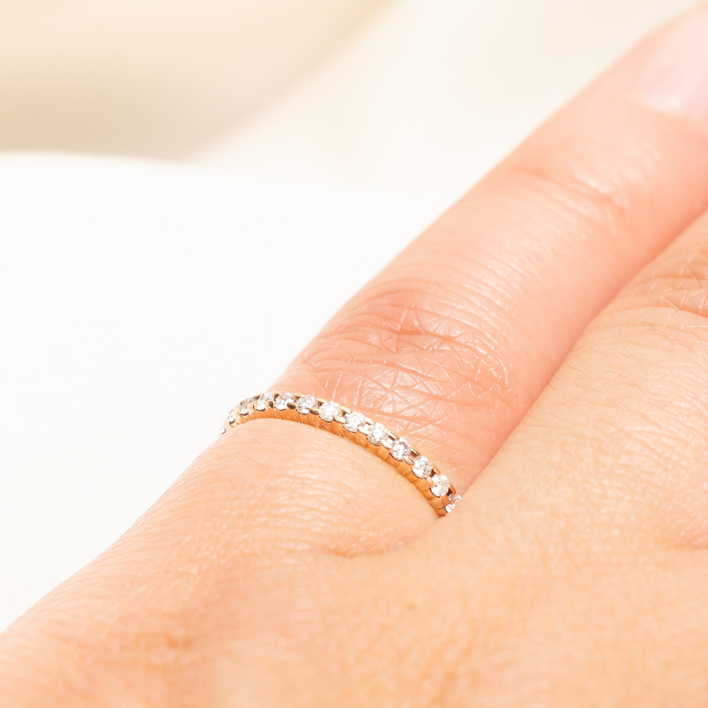 Semi Eternity Diamond Band | 0.13ctw | 1.60mm | SZ 4.25