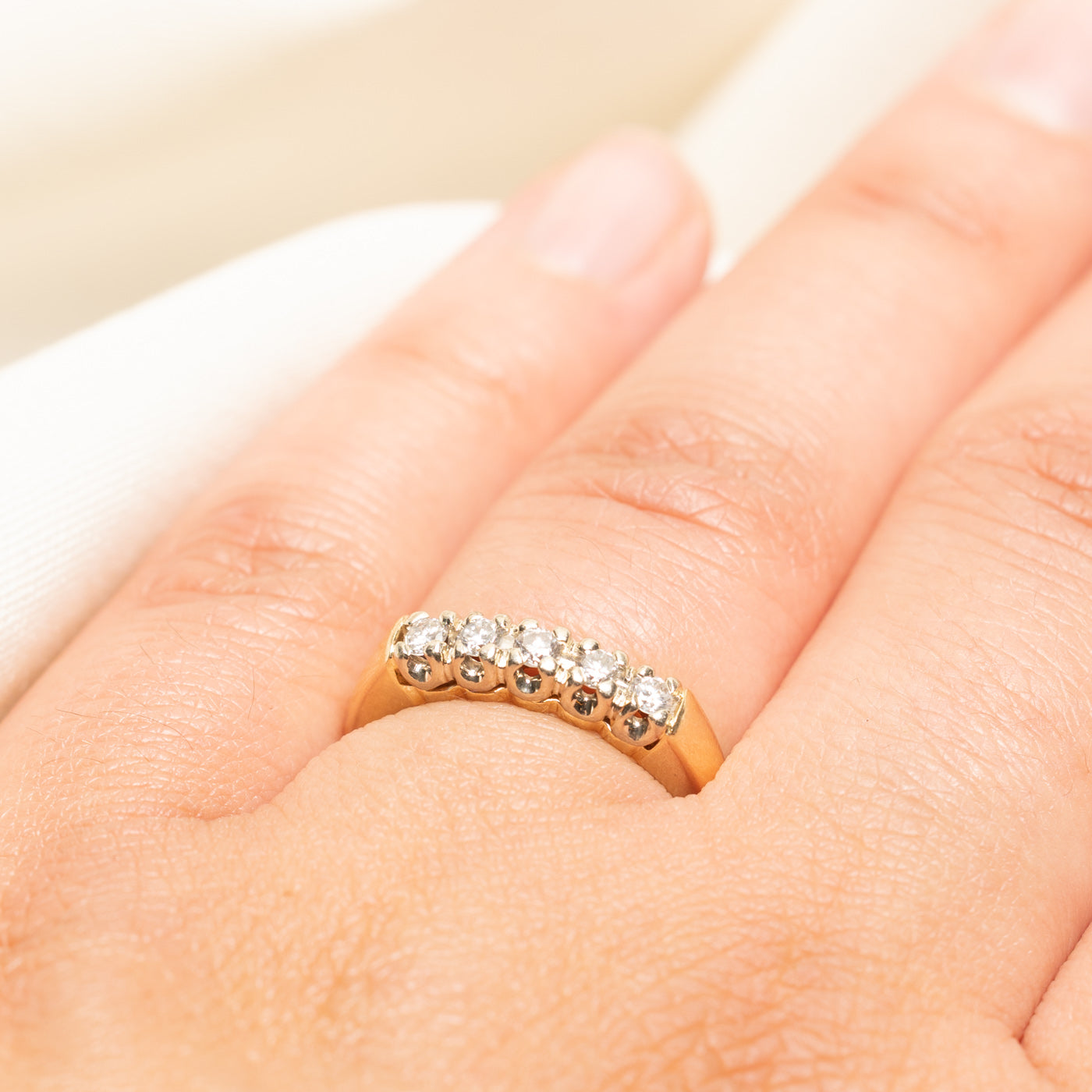 Five Stone Diamond Band | 0.22ctw | SZ 6.75