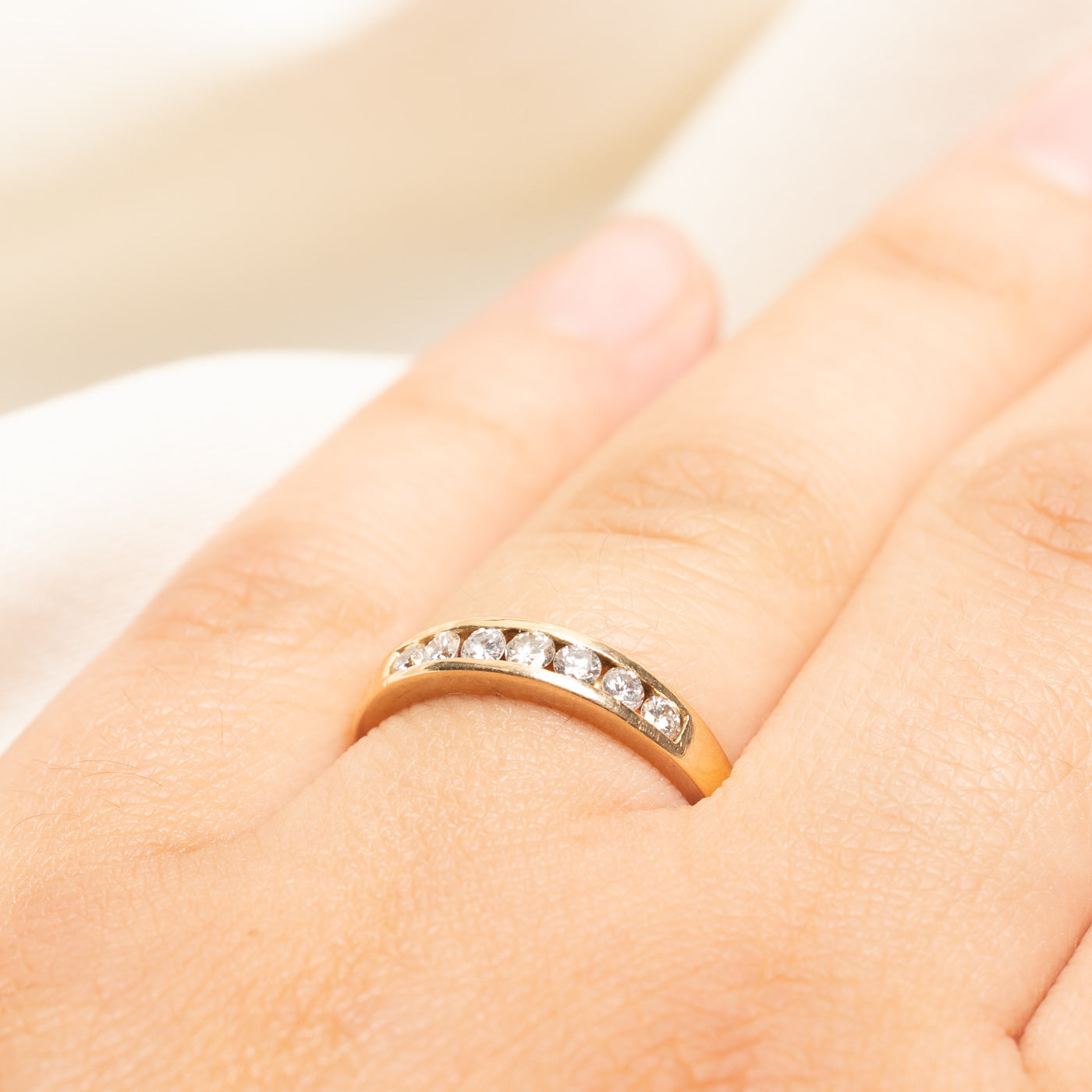 Semi Eternity Channel Set Diamond Band | 0.35ctw | SZ 6.25