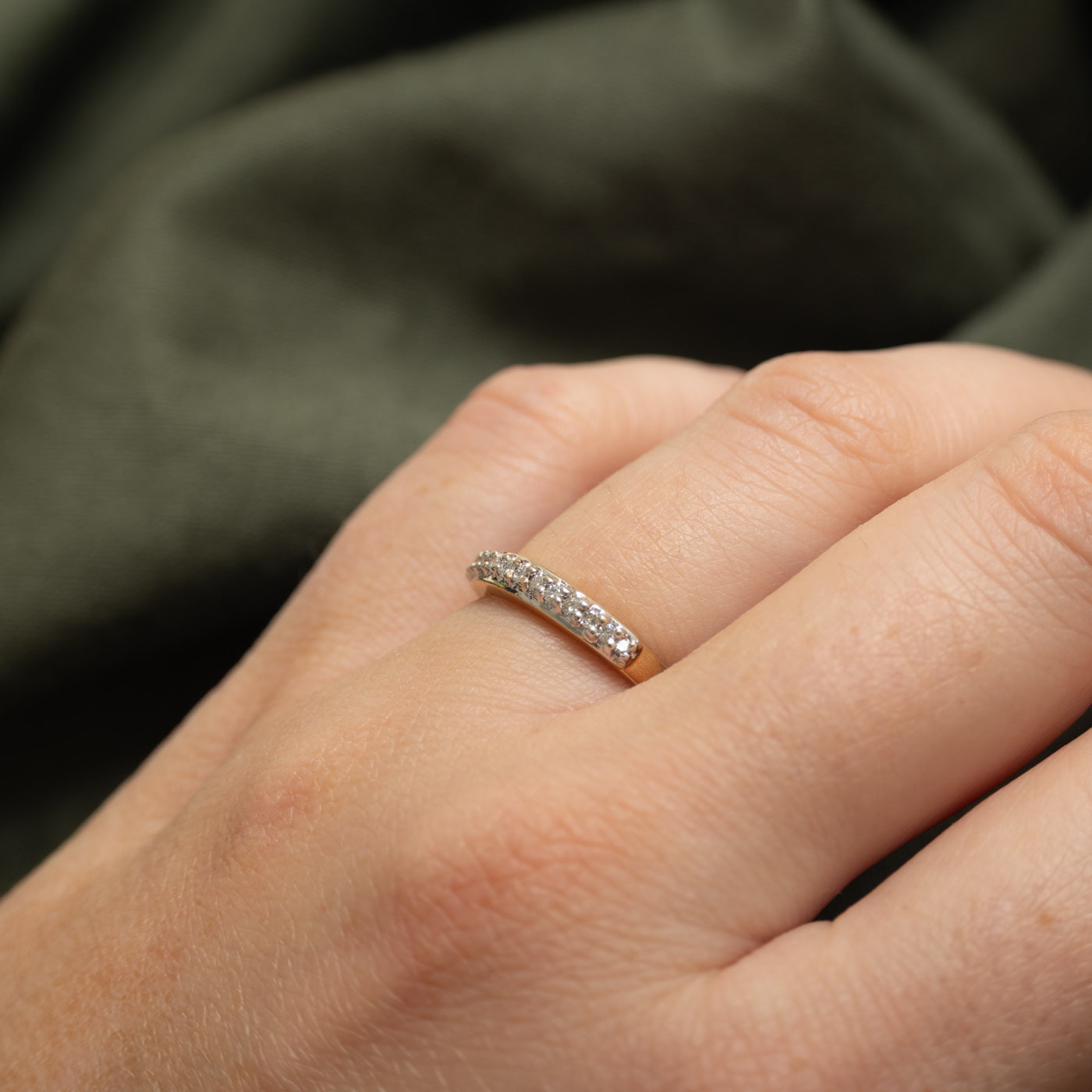 Semi Eternity Diamond Band | 0.10ct | SZ 5