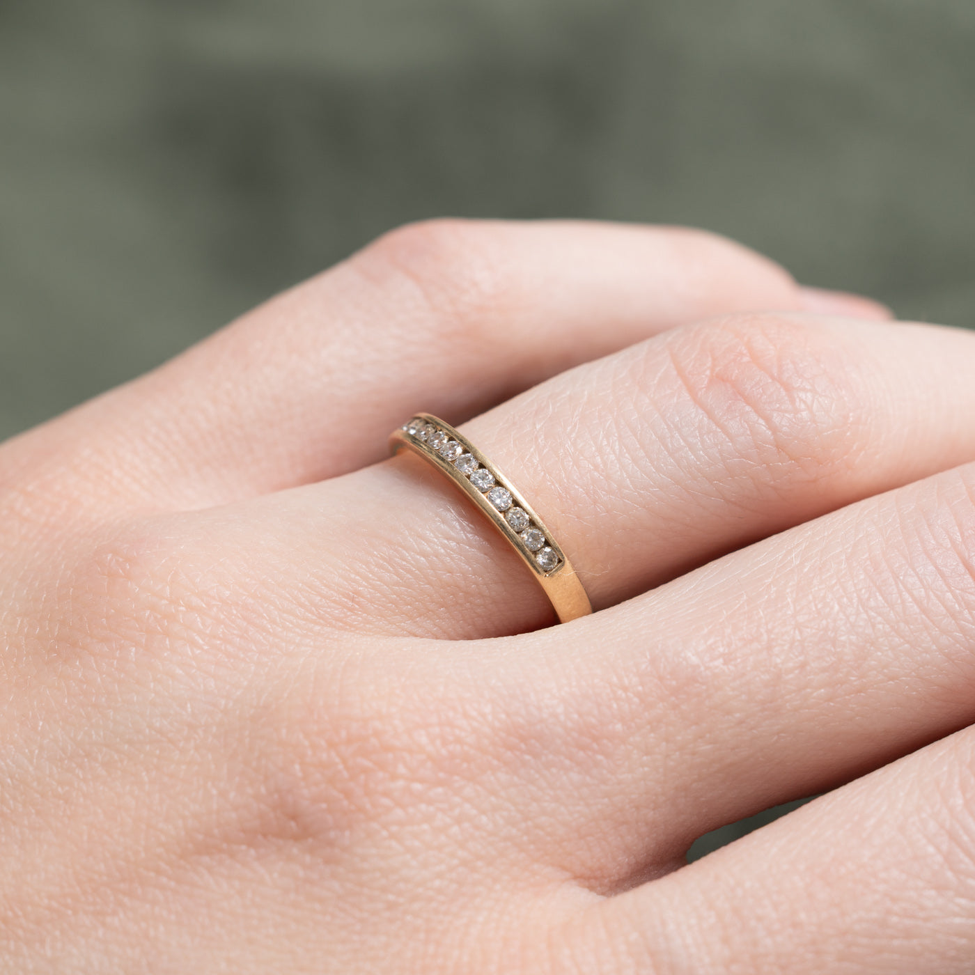 Semi Eternity Channel Set Diamond Band | 0.21ctw | SZ 5.25