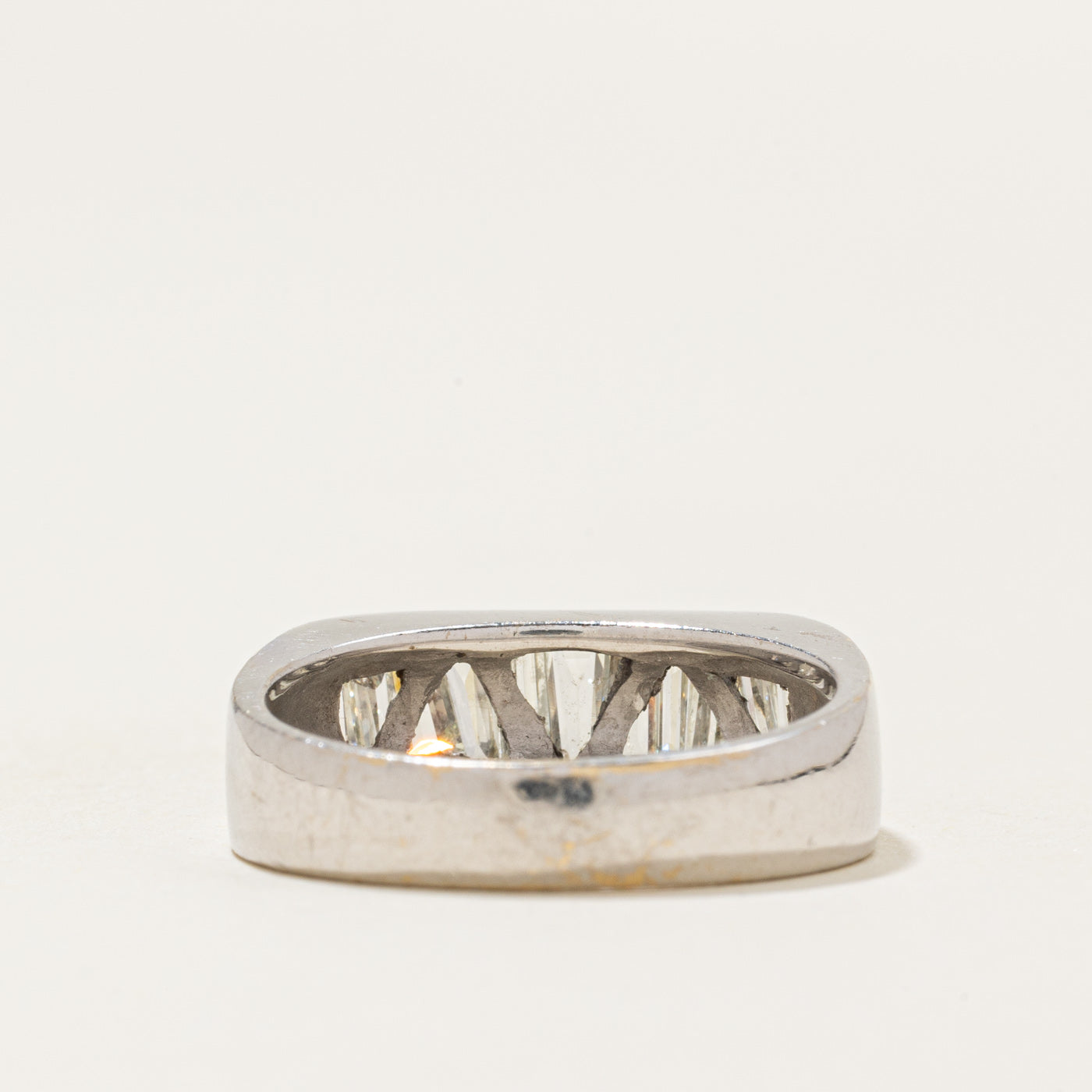 Baguette Cut Diamond Band | 0.42ctw | SZ 6.75 |