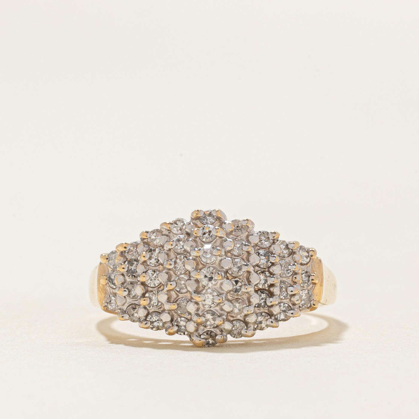 Pave Set Diamond Cluster Ring | 0.43ctw | SZ 6.75 |