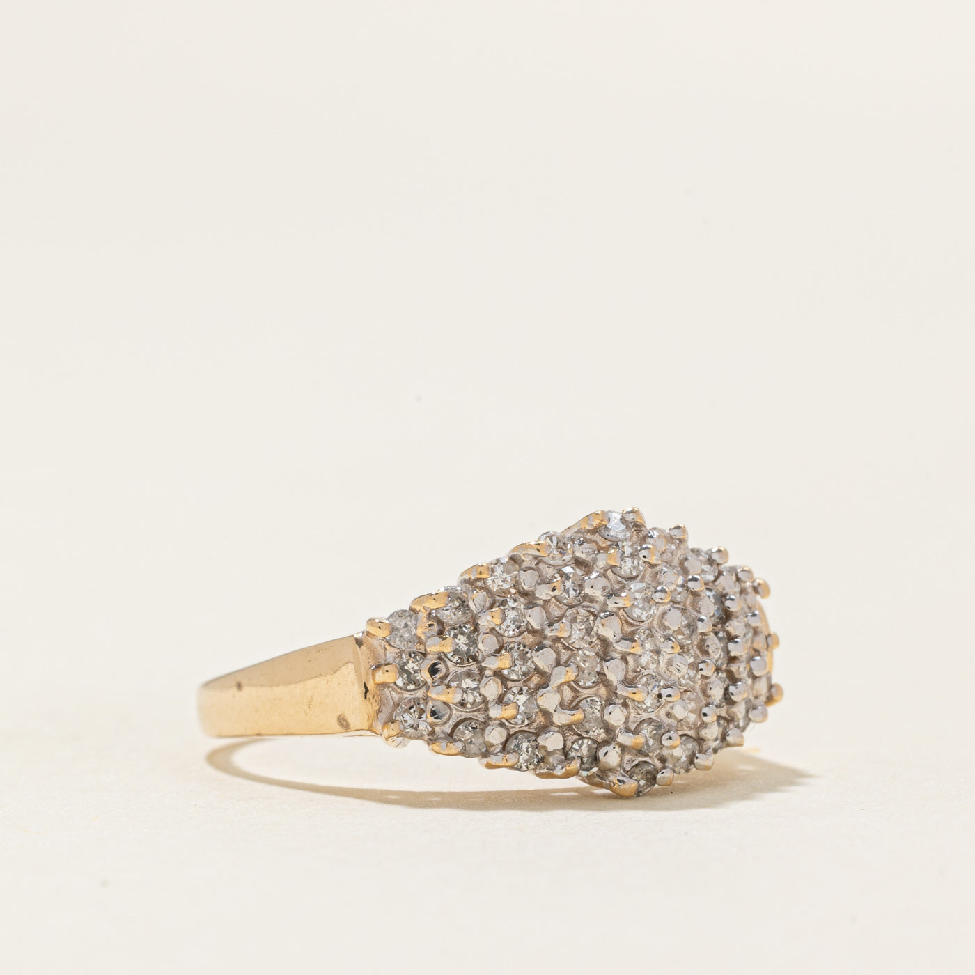 Pave Set Diamond Cluster Ring | 0.43ctw | SZ 6.75 |