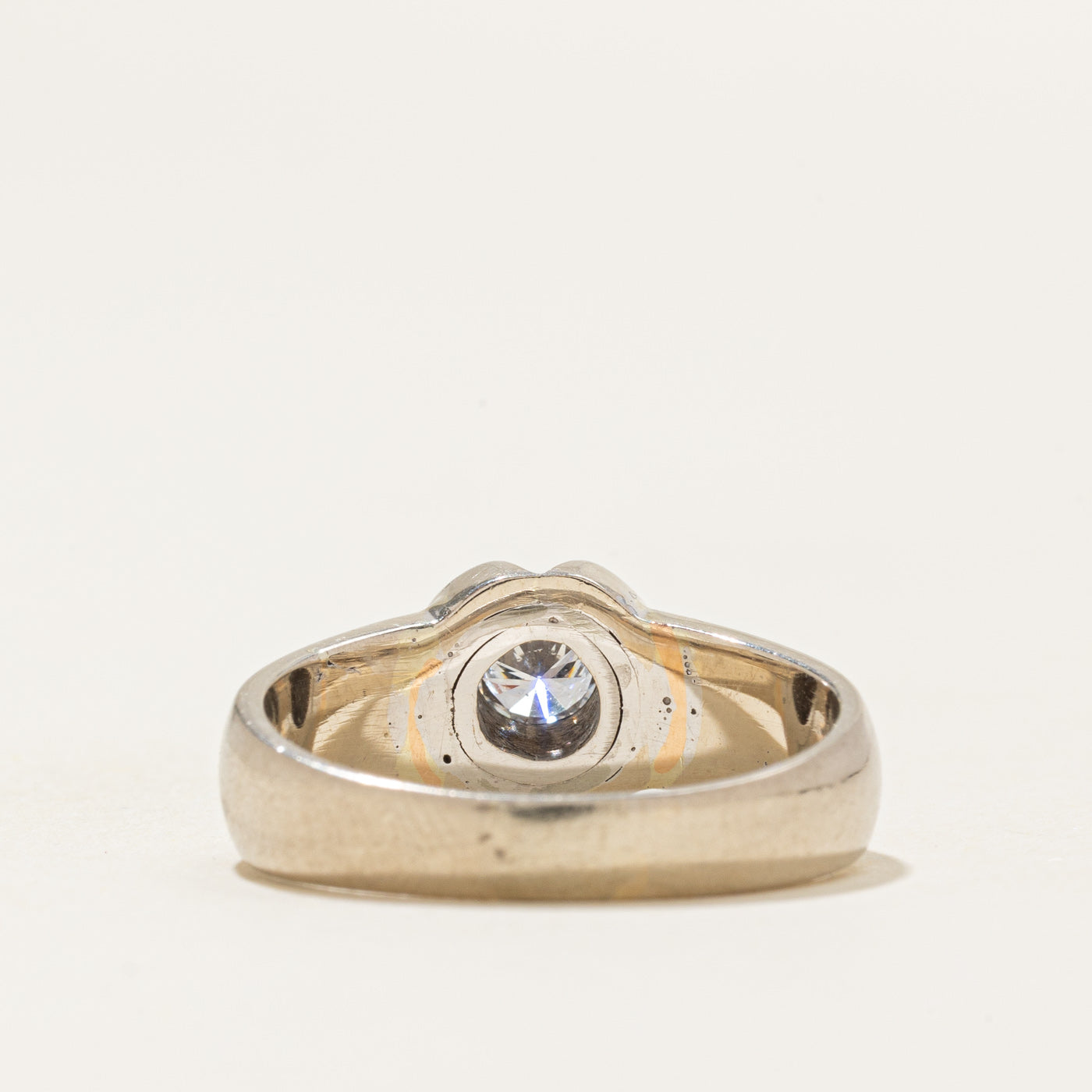 Bezel Set Solitaire Diamond Ring | 0.35ct VS1/VS2 G/H | SZ 5.75 |