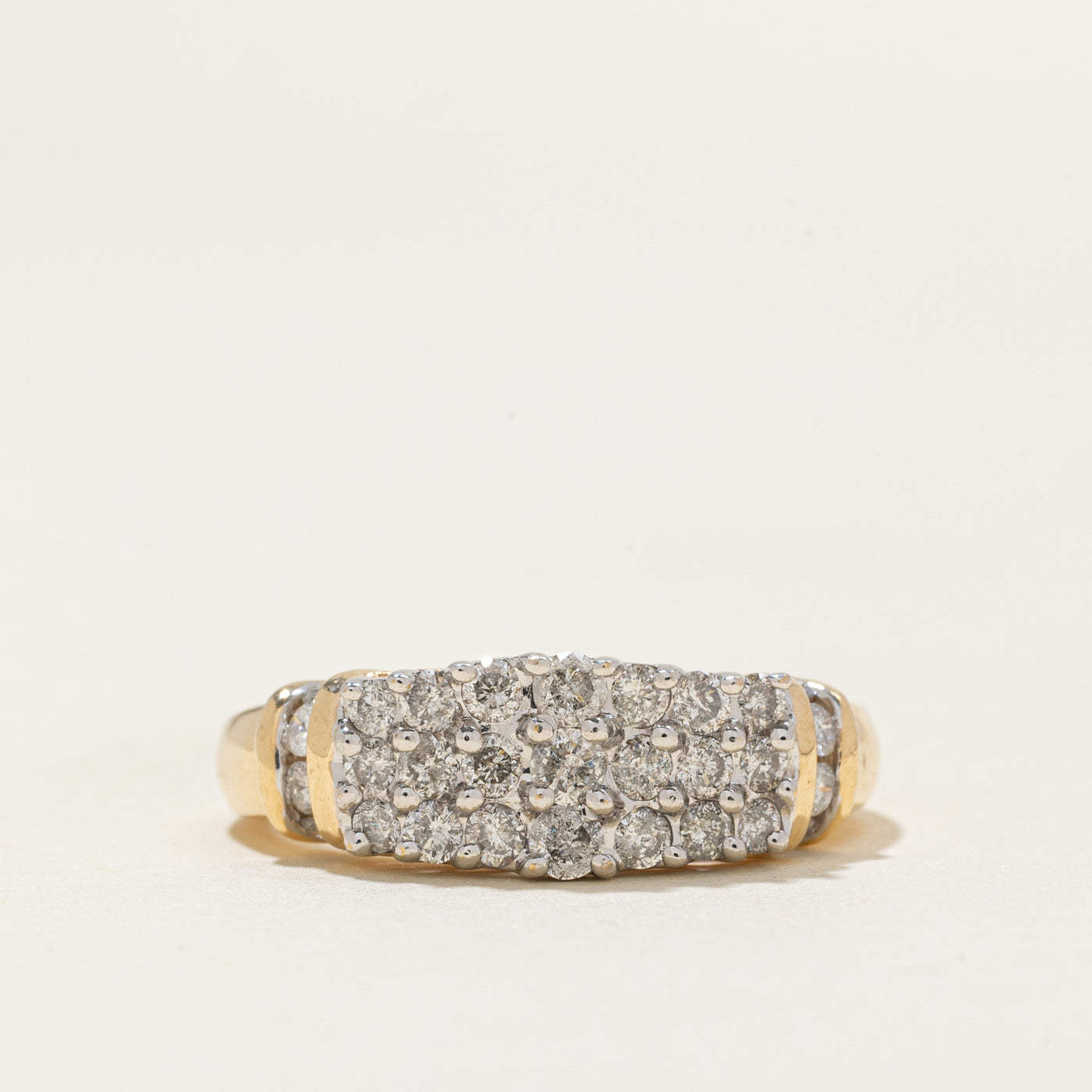 Pave Set Diamond Cluster Ring | 1ctw | SZ 8.25 |