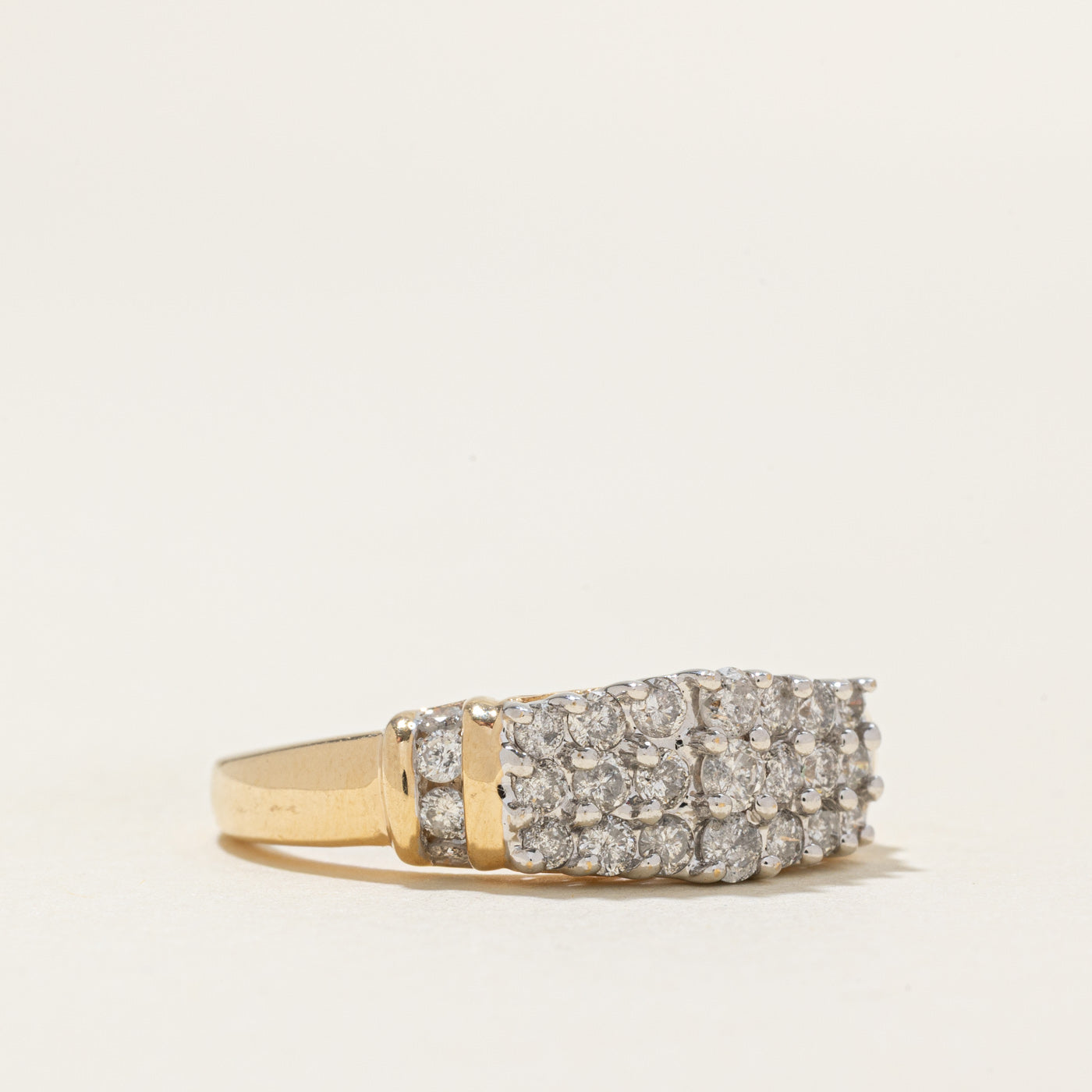 Pave Set Diamond Cluster Ring | 1ctw | SZ 8.25 |