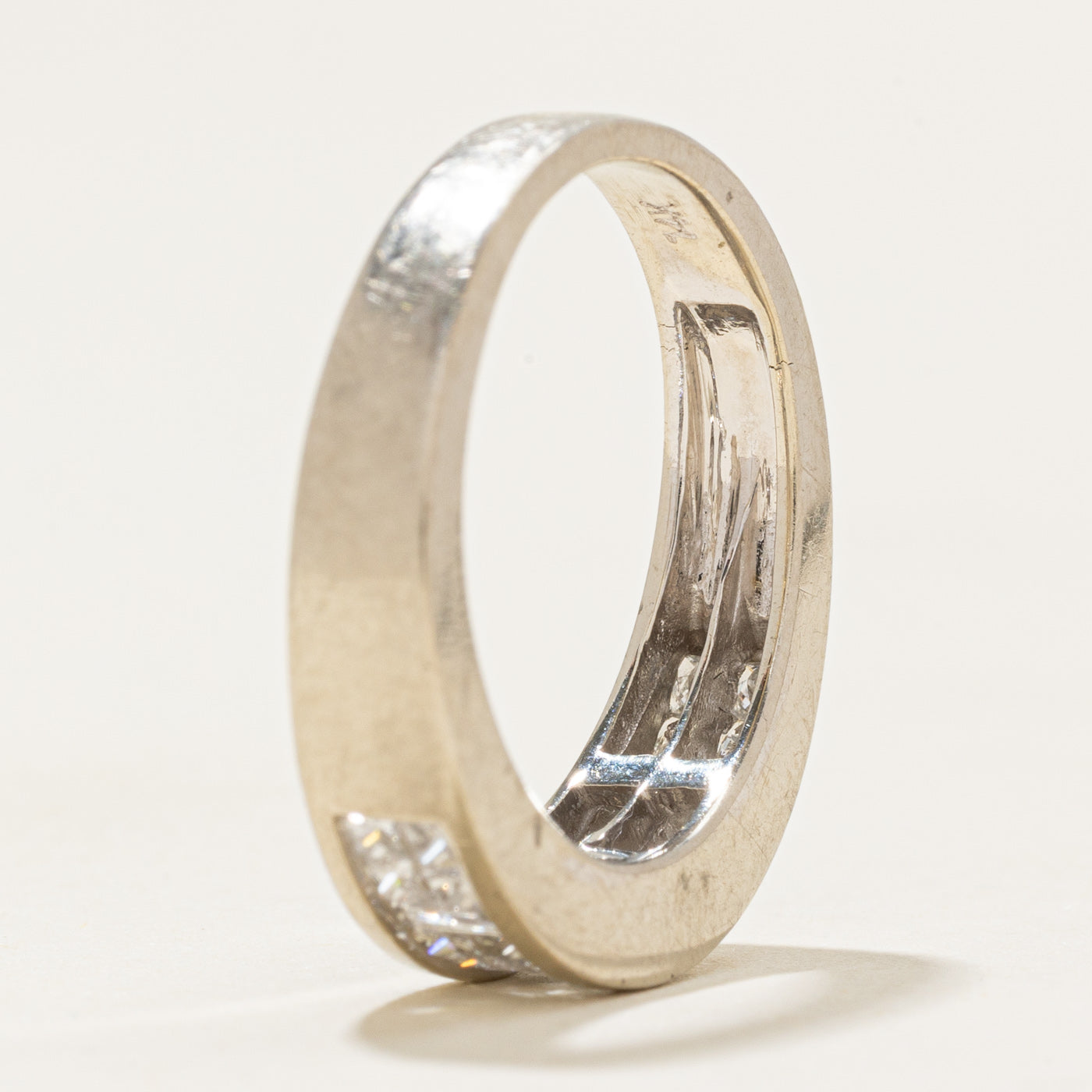 Mix Cut Semi Eternity Diamond Band | 0.8ctw | SZ 6.5 |