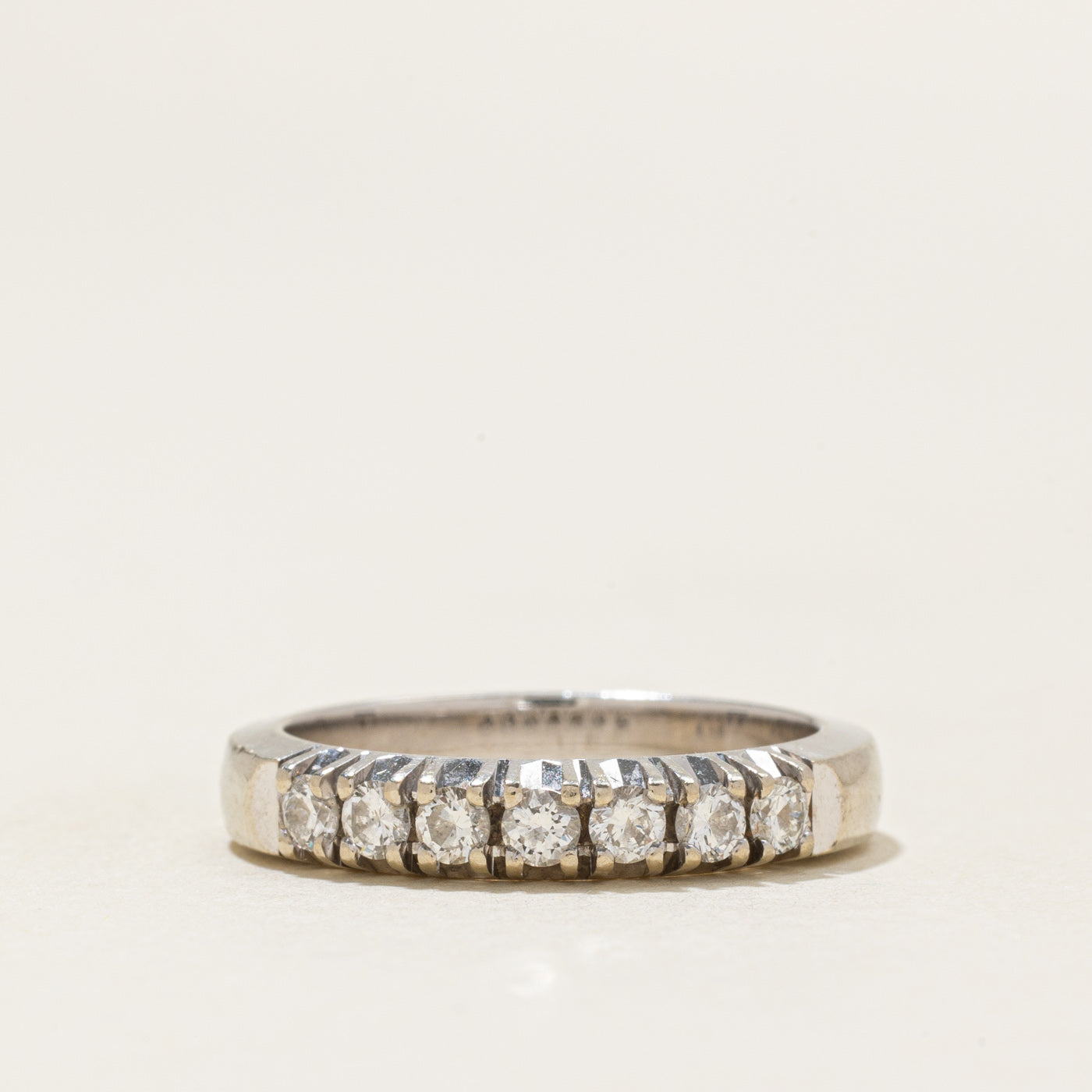 Seven Stone Diamond Band | 0.35ctw | SZ 6.75 |