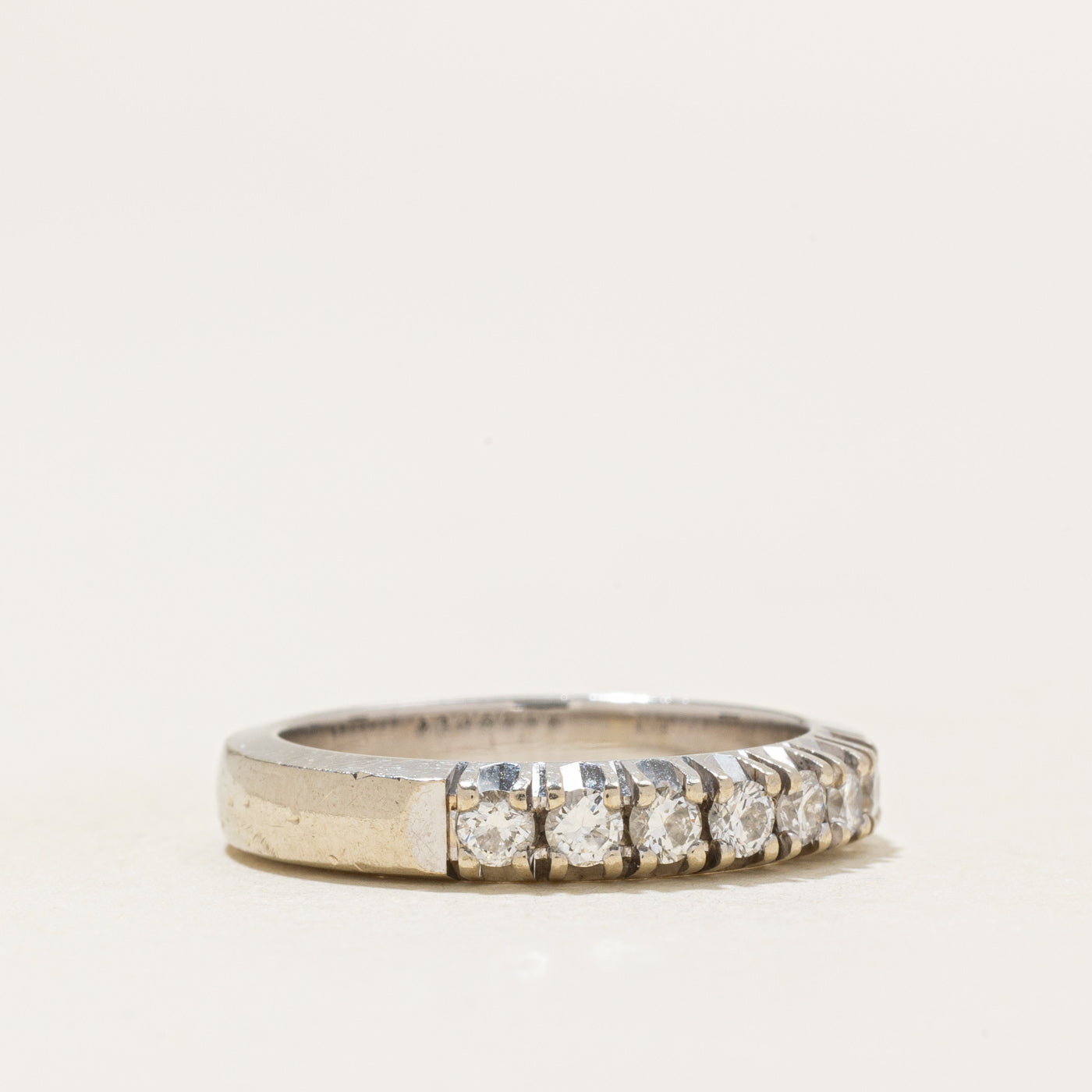 Seven Stone Diamond Band | 0.35ctw | SZ 6.75 |