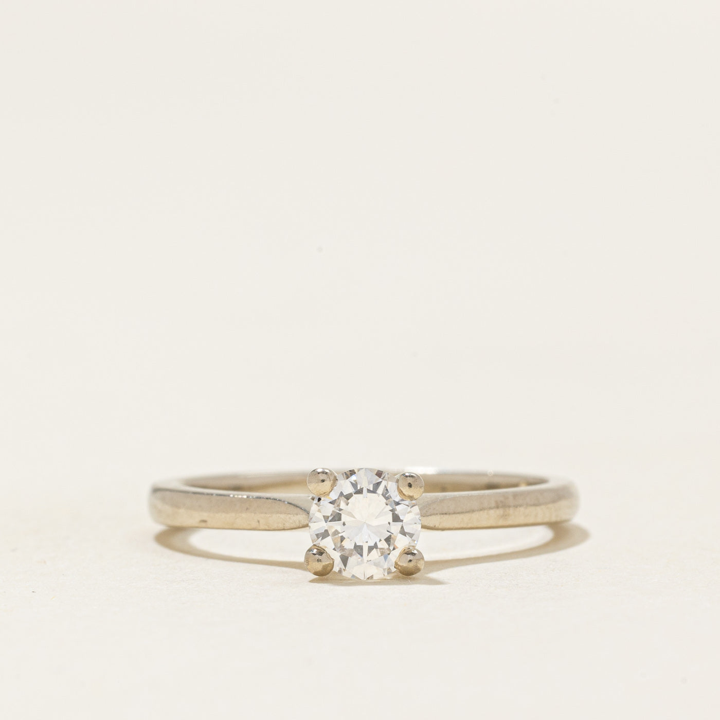 'Birks' High Set Solitaire Diamond Ring | 0.39ct | SZ 6.0 |