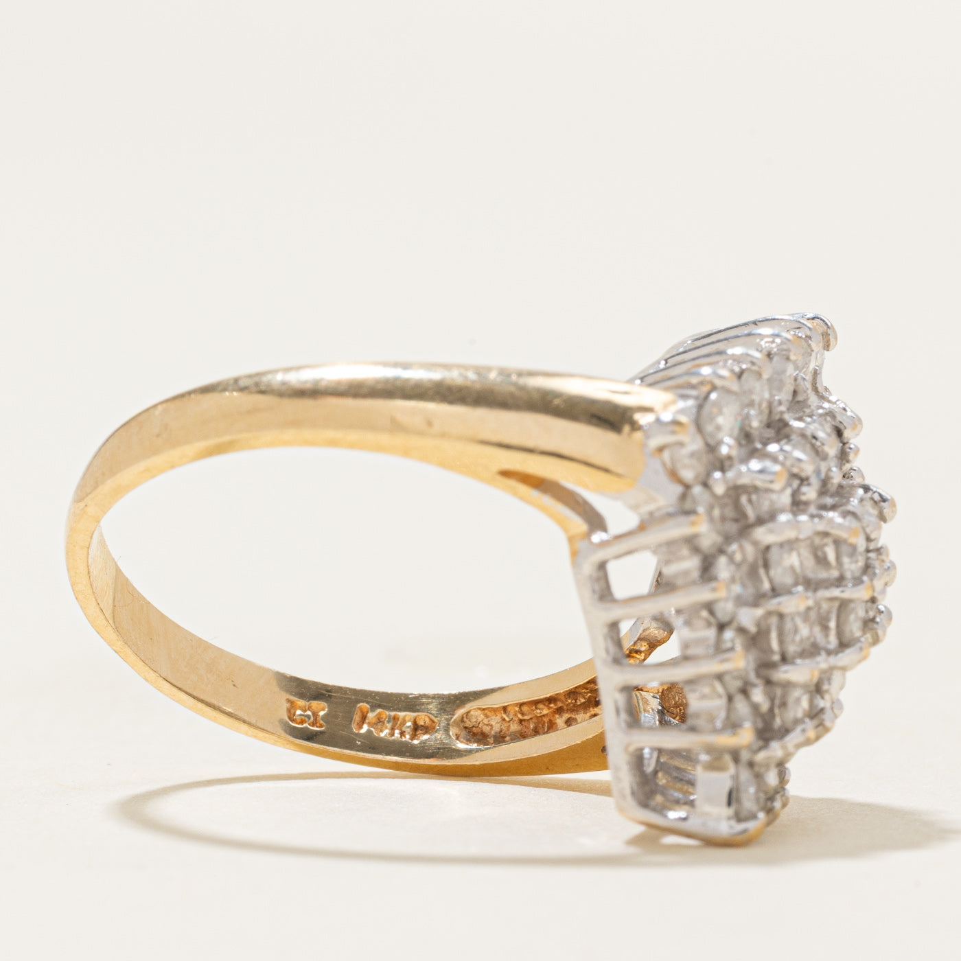 Diamond Cluster Cocktail Ring | 1.6ctw | SZ 8.25 |