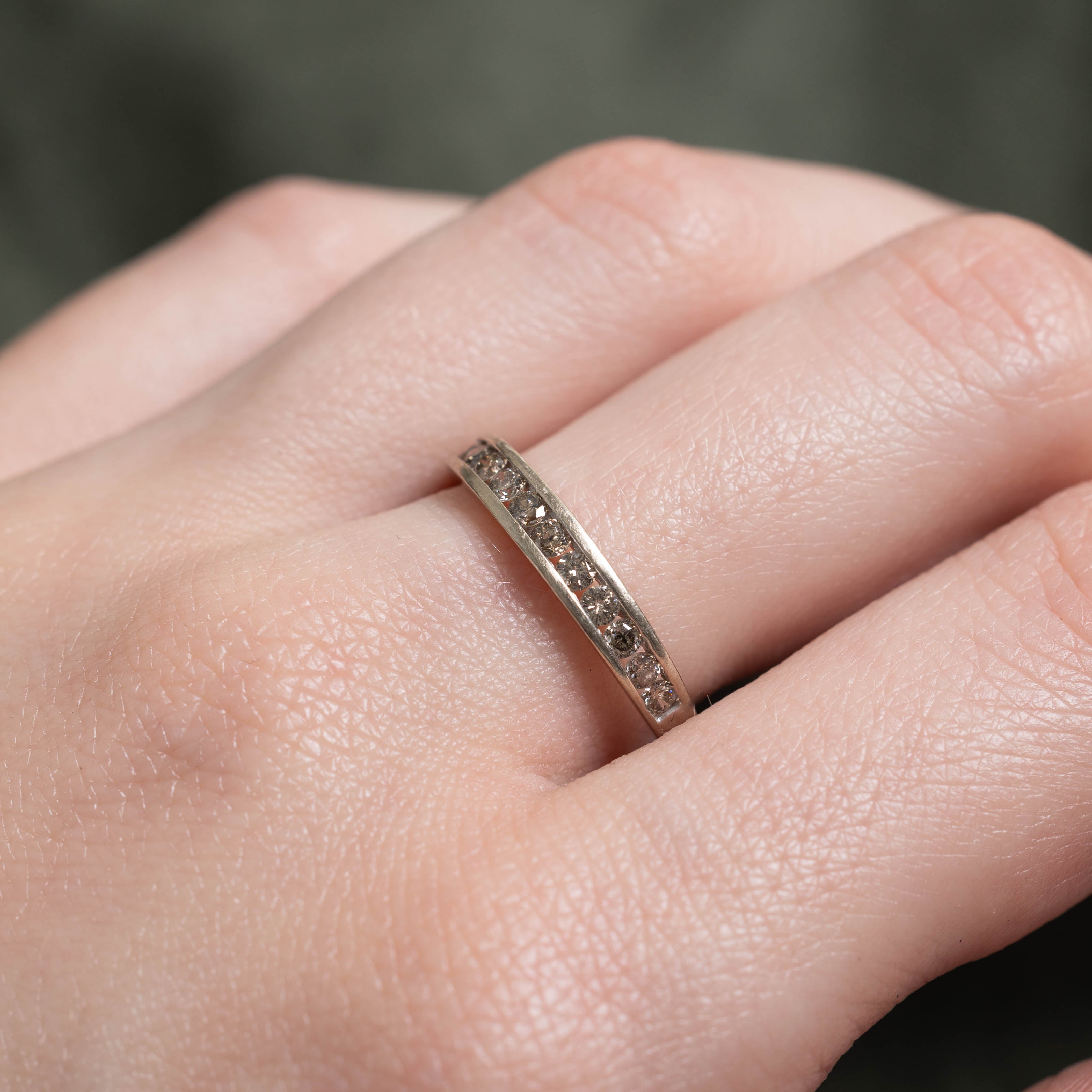 10k Semi Eternity Diamond Ring | 0.50ctw | SZ 7.5