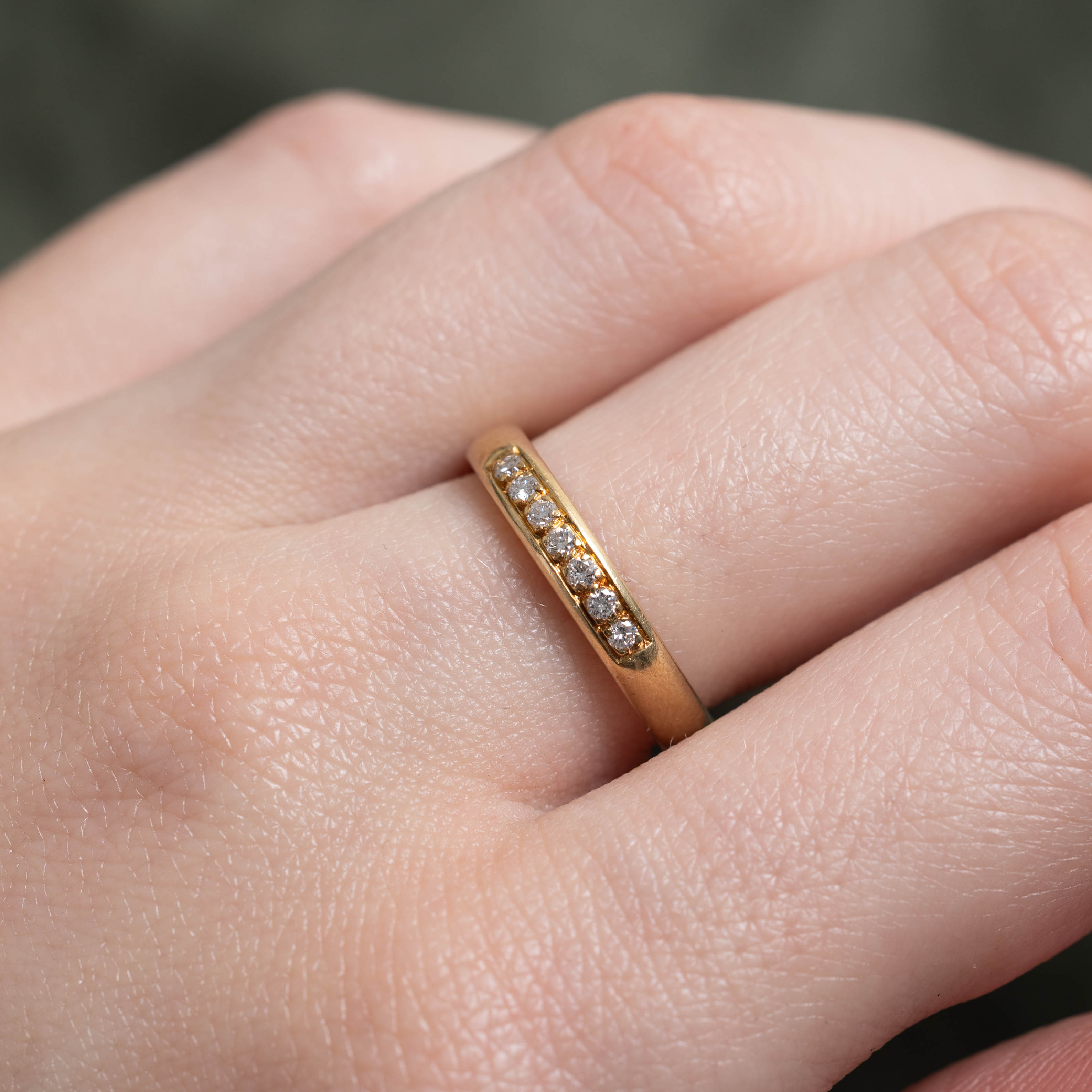 18k Semi Eternity Diamond Band | 0.15ctw | SZ 6.25