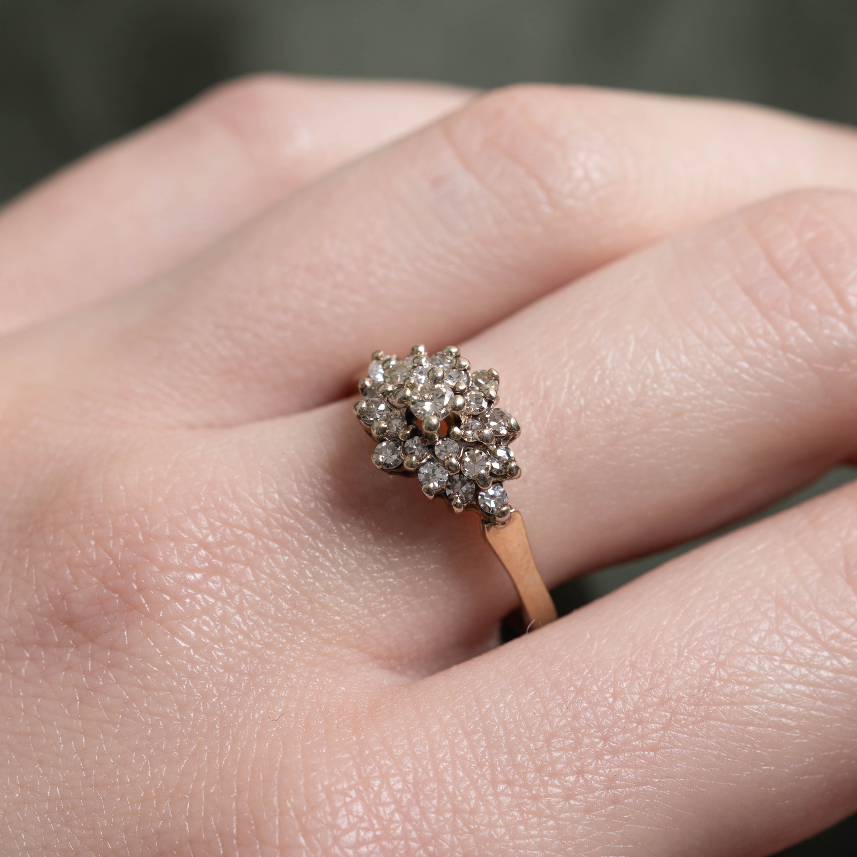 10k Diamond Cluster Ring | 0.47ctw | SZ 7.75