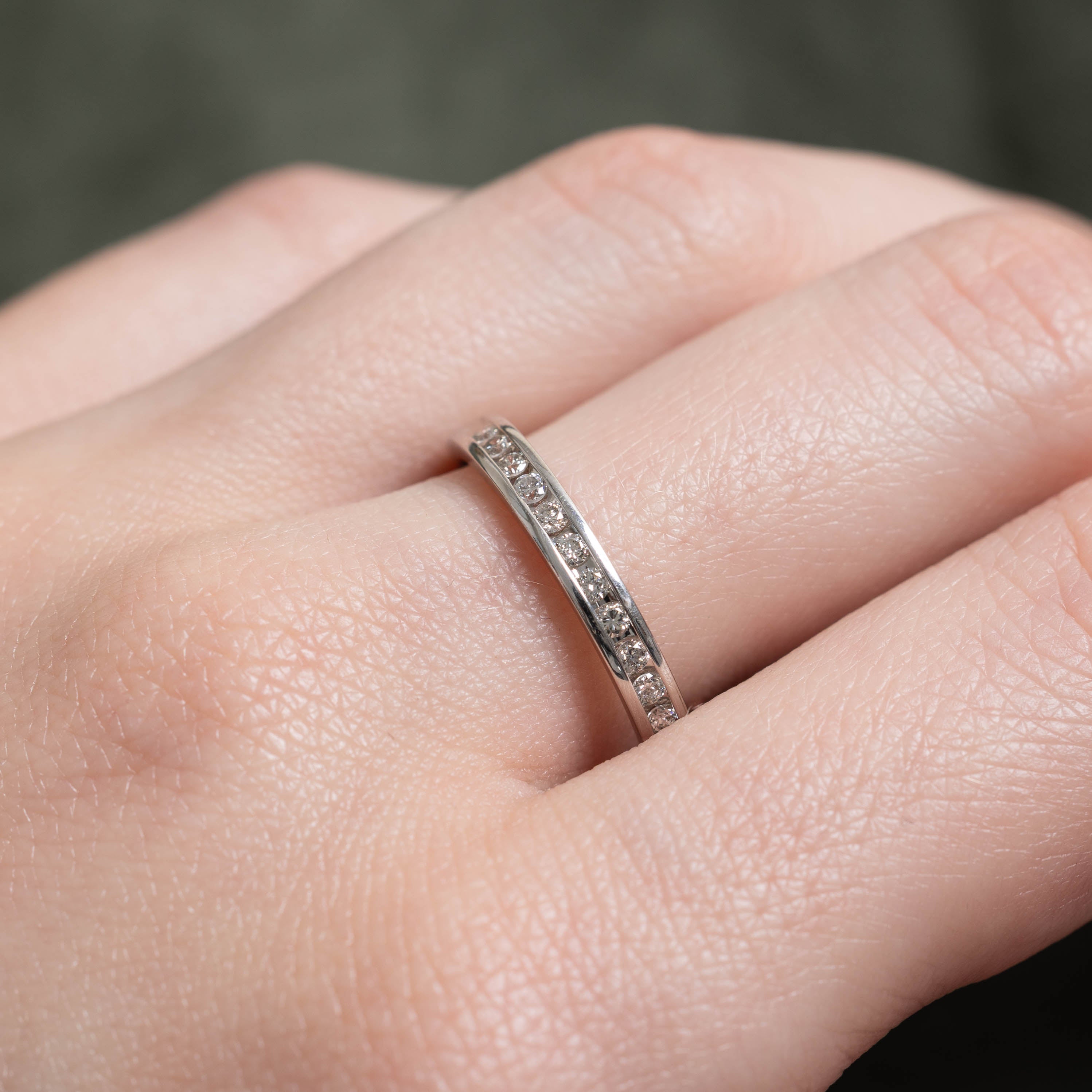 10k Semi Eternity Diamond Band | 0.24ctw | SZ 8