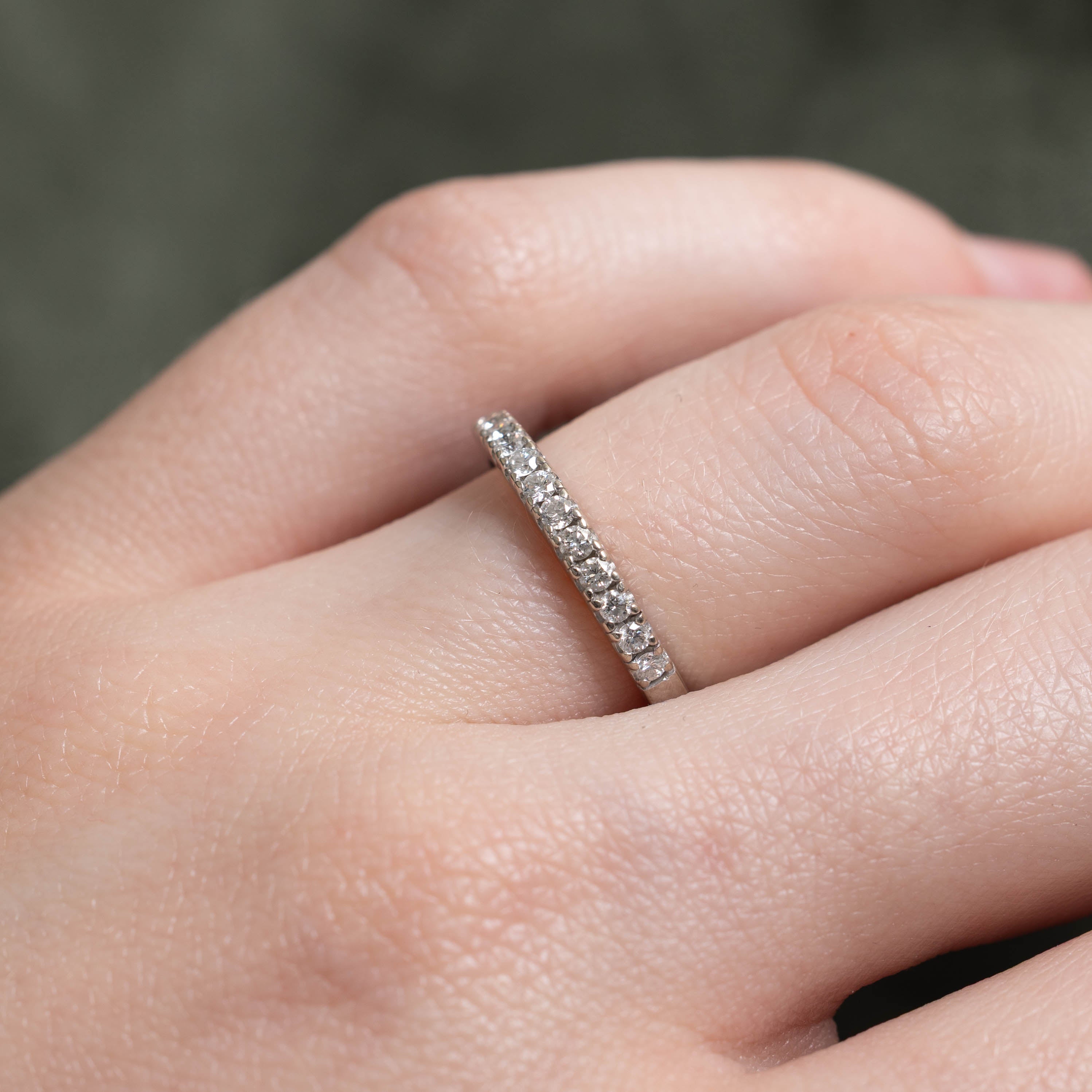 14k Semi Eternity Diamond Band | 0.26ctw | SZ 5