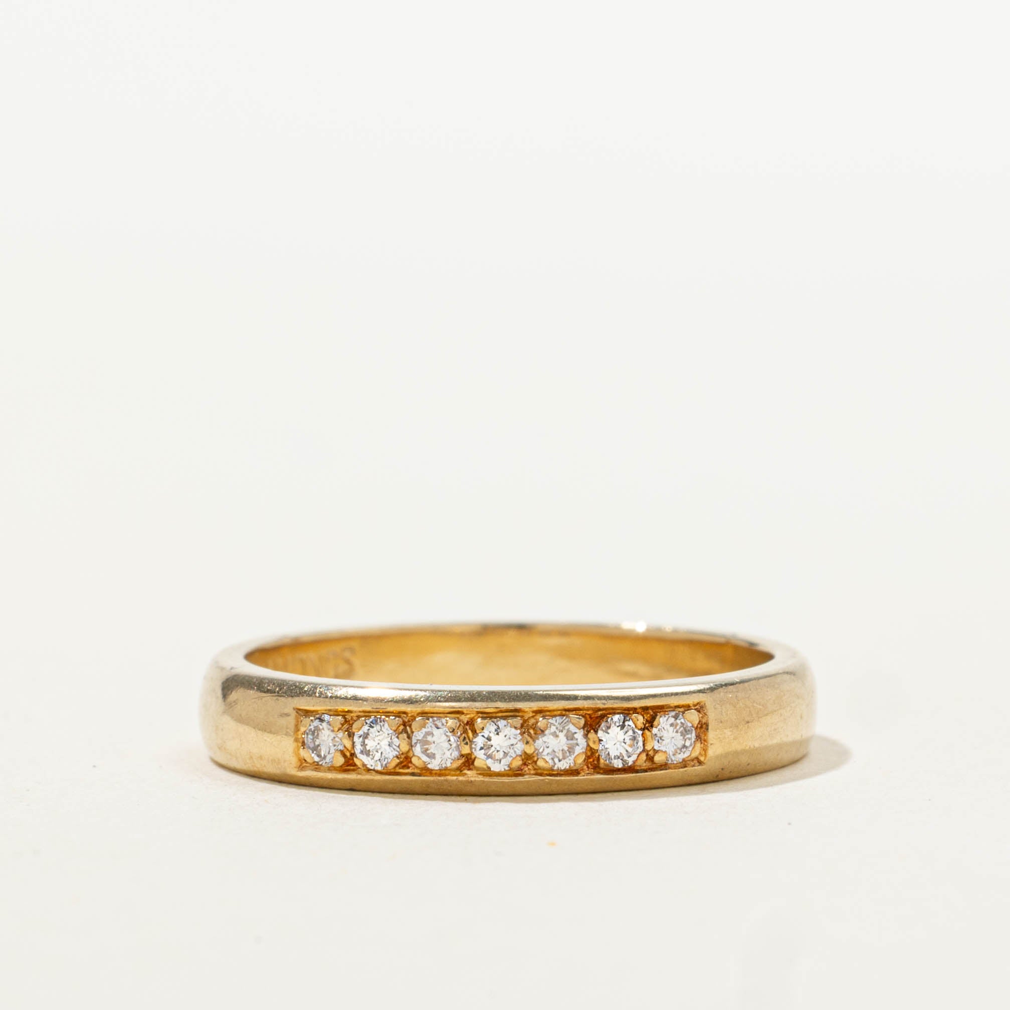 18k Semi Eternity Diamond Band | 0.15ctw | SZ 6.25