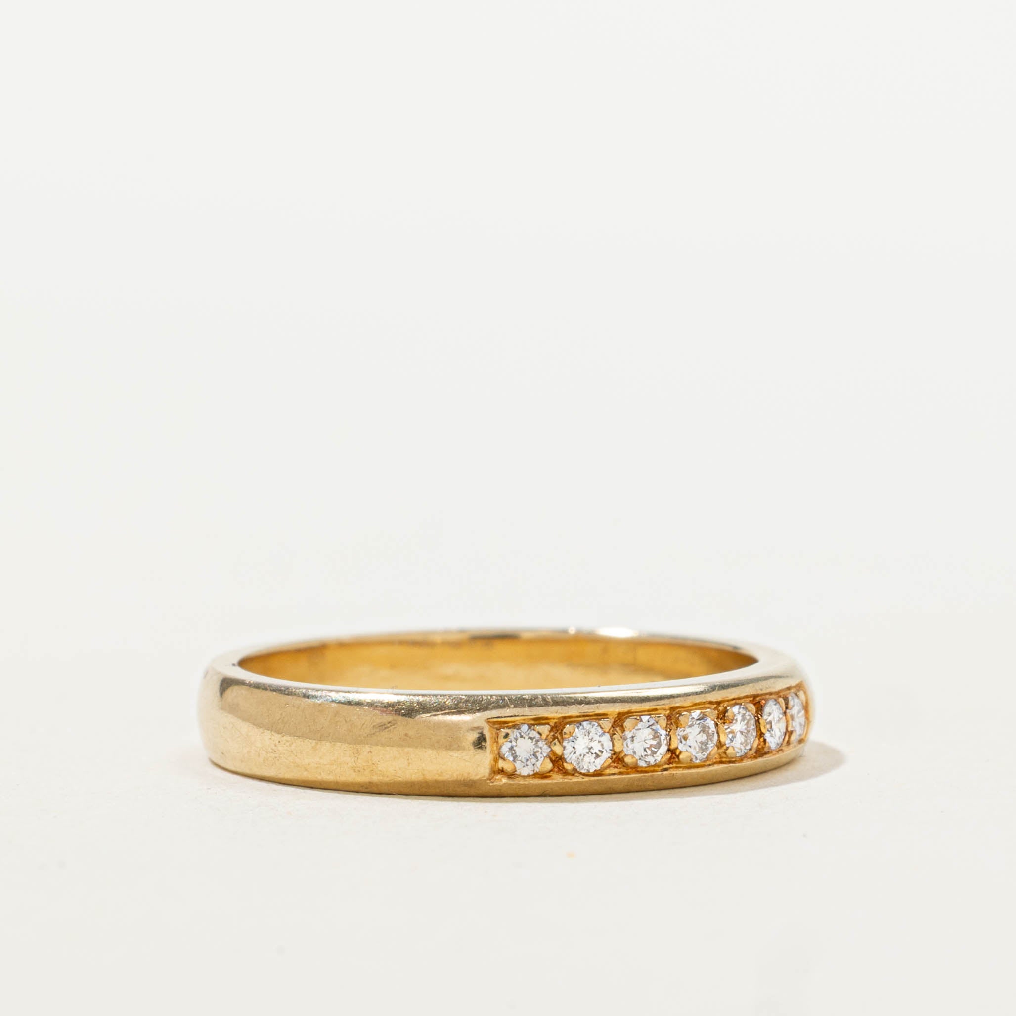 18k Semi Eternity Diamond Band | 0.15ctw | SZ 6.25