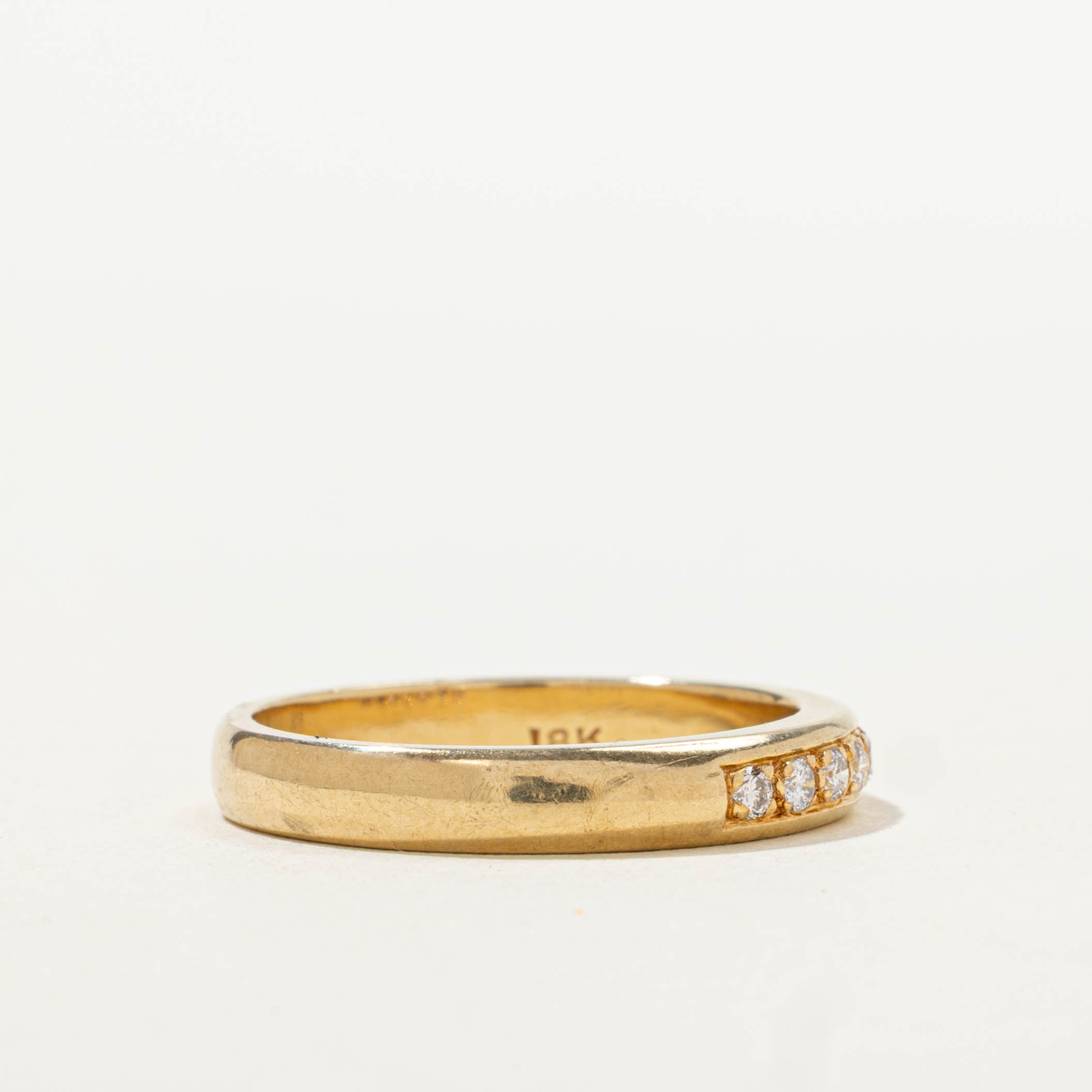 18k Semi Eternity Diamond Band | 0.15ctw | SZ 6.25