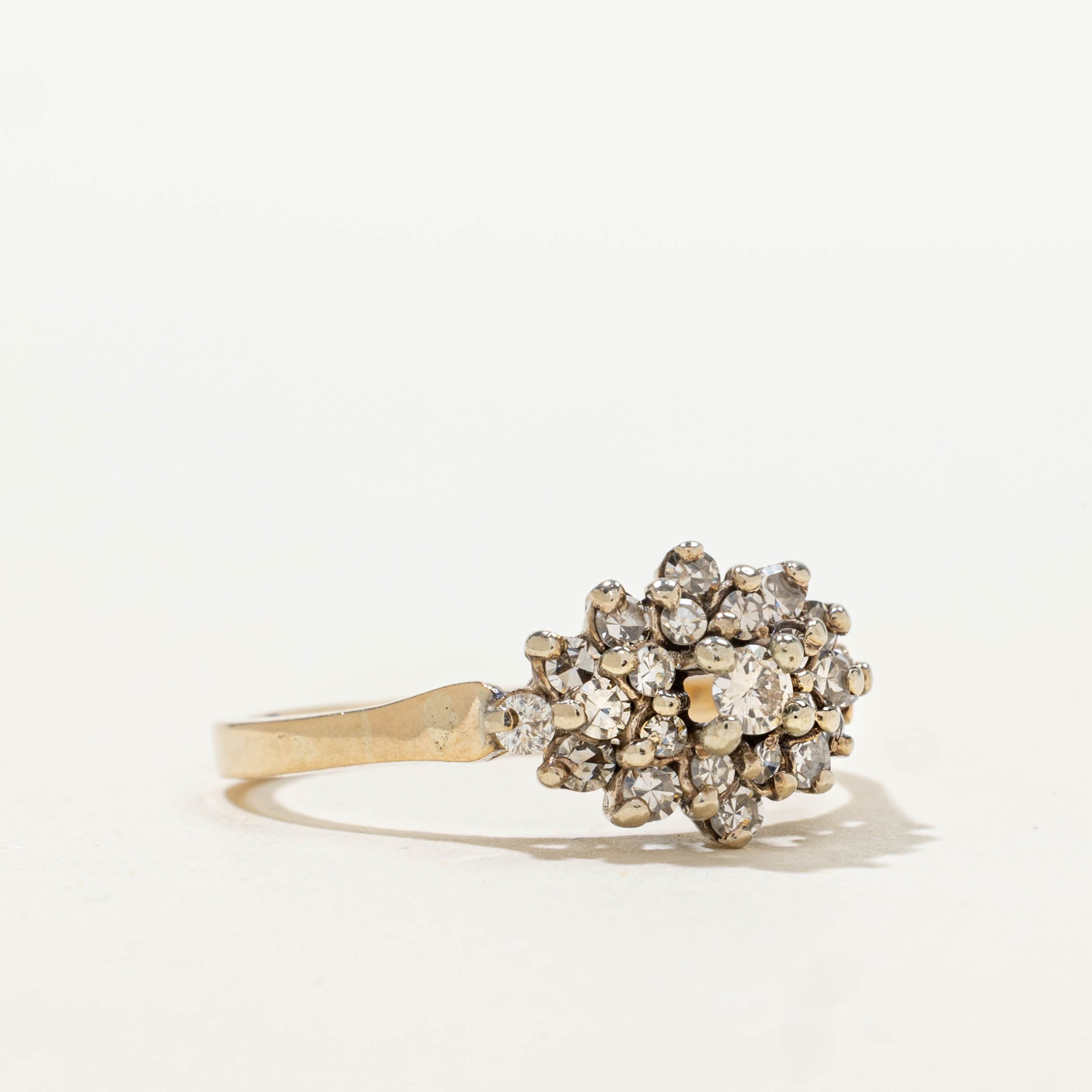 10k Diamond Cluster Ring | 0.47ctw | SZ 7.75