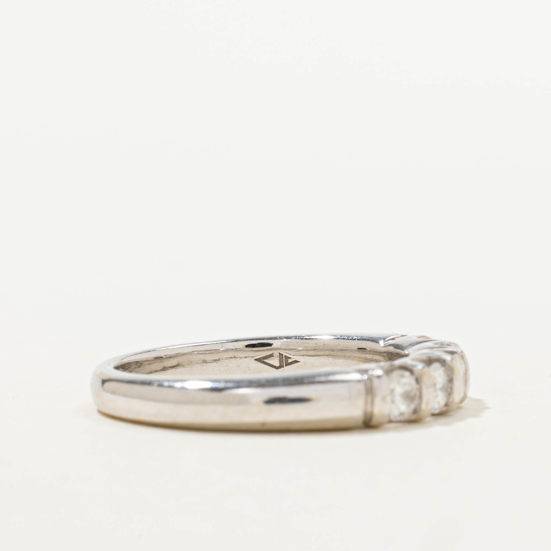 14k Tension Set Five Stone Diamond Ring | 0.44ctw | SZ 6.75