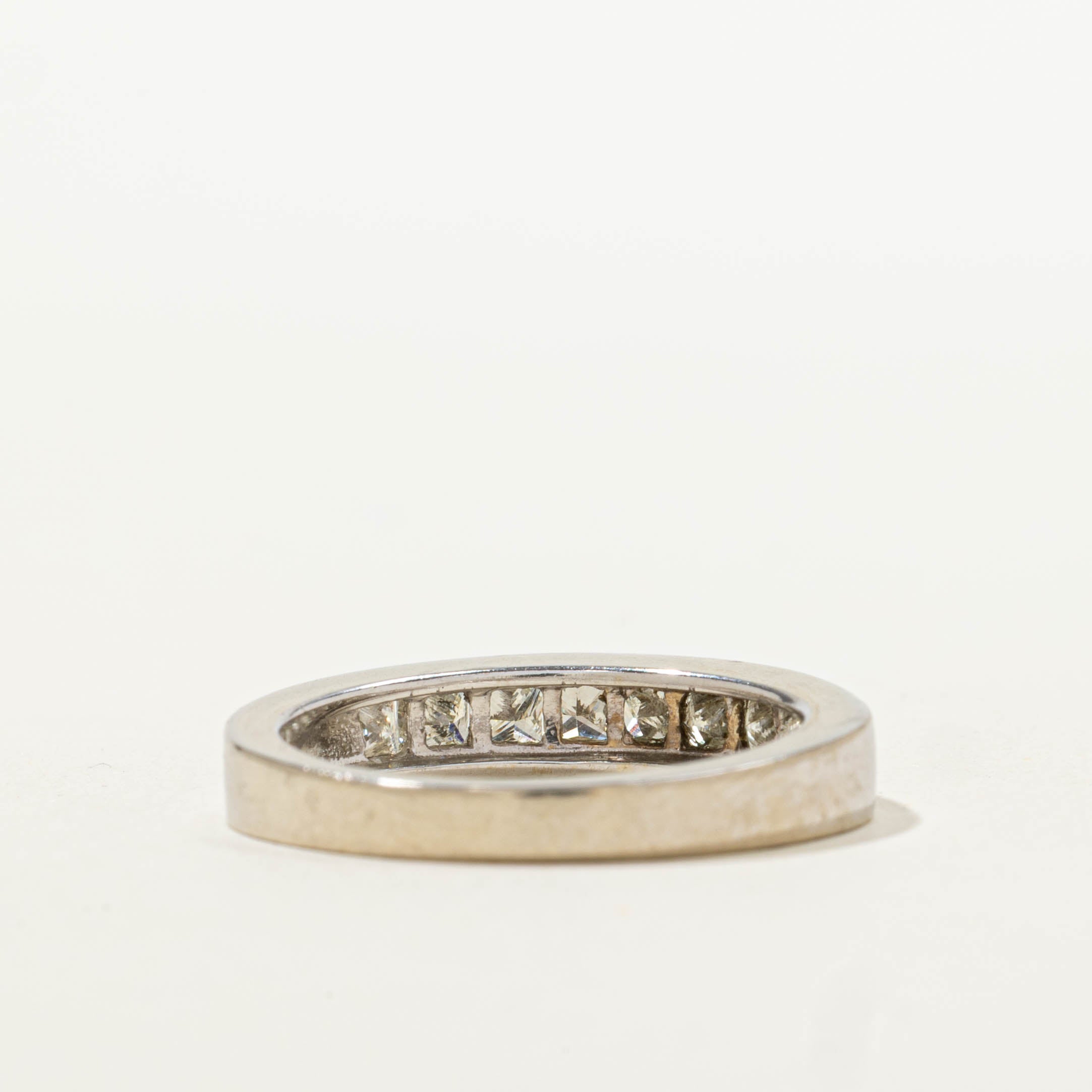 14k Semi Eternity Princess Cut Diamond Ring | 1.00ctw | SZ 6