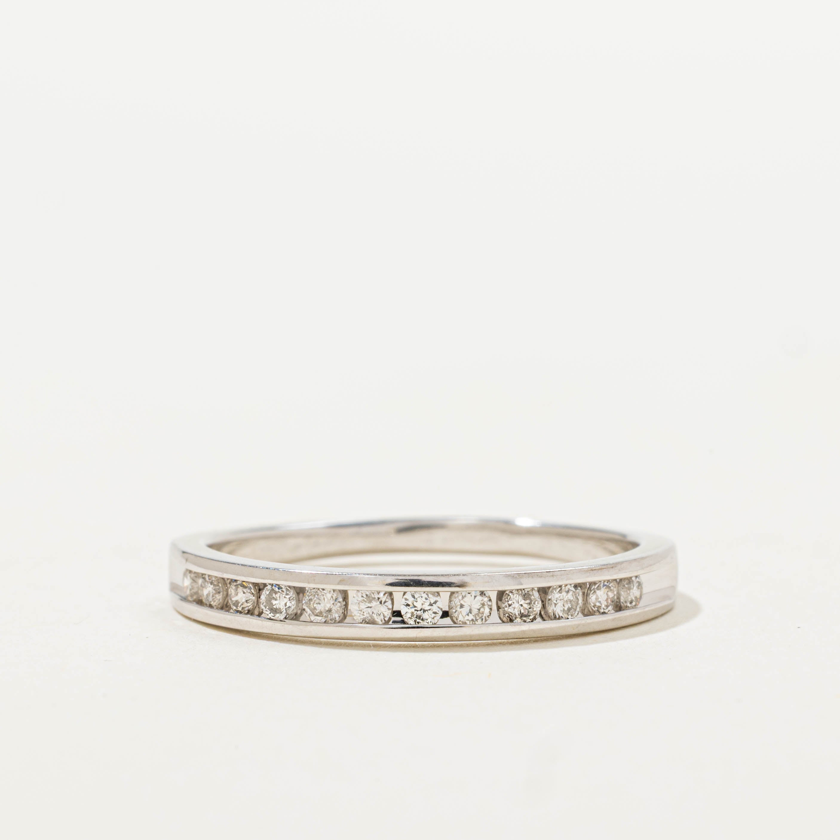 10k Semi Eternity Diamond Band | 0.24ctw | SZ 8