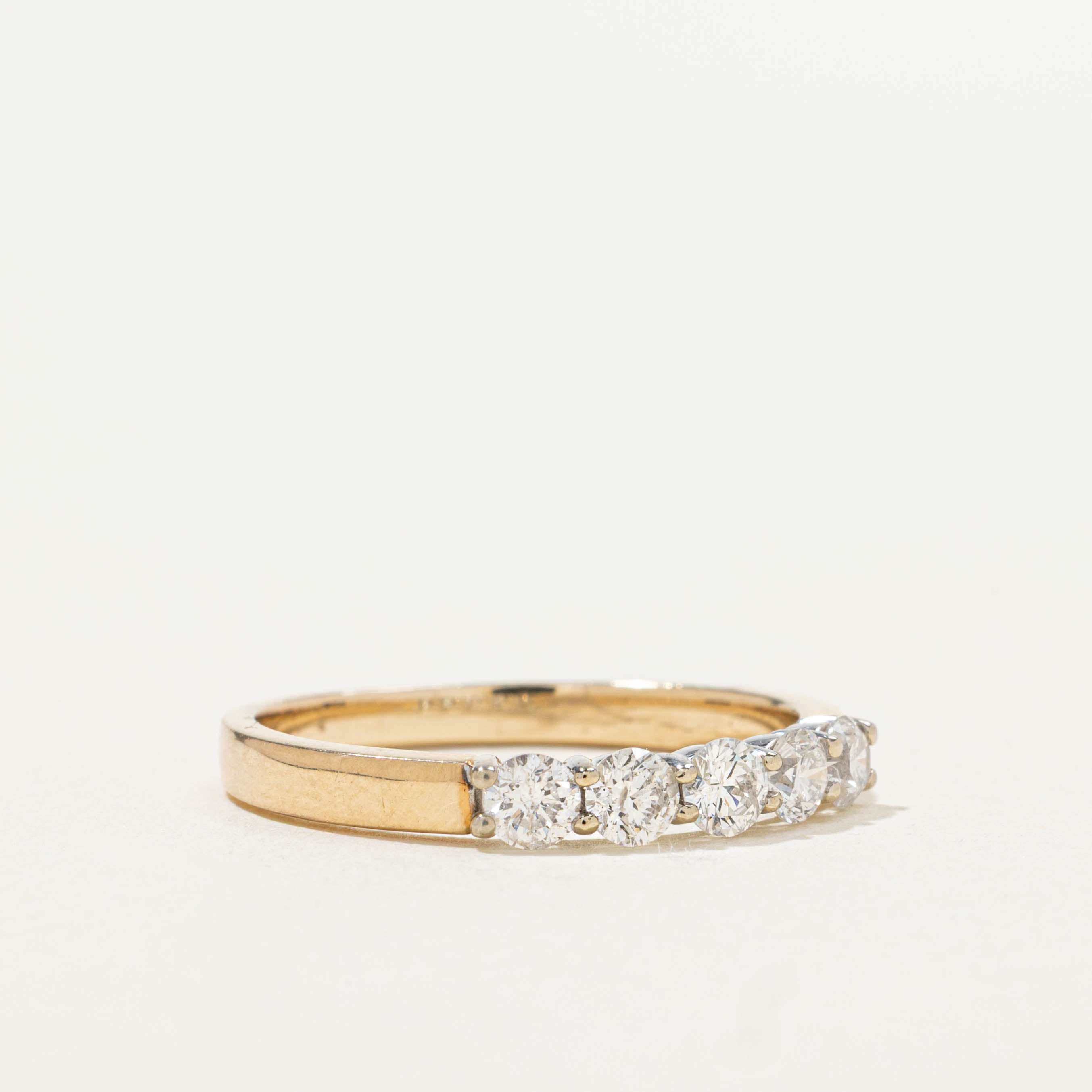 14k Five Stone Diamond Band | 0.56ctw | SZ 8