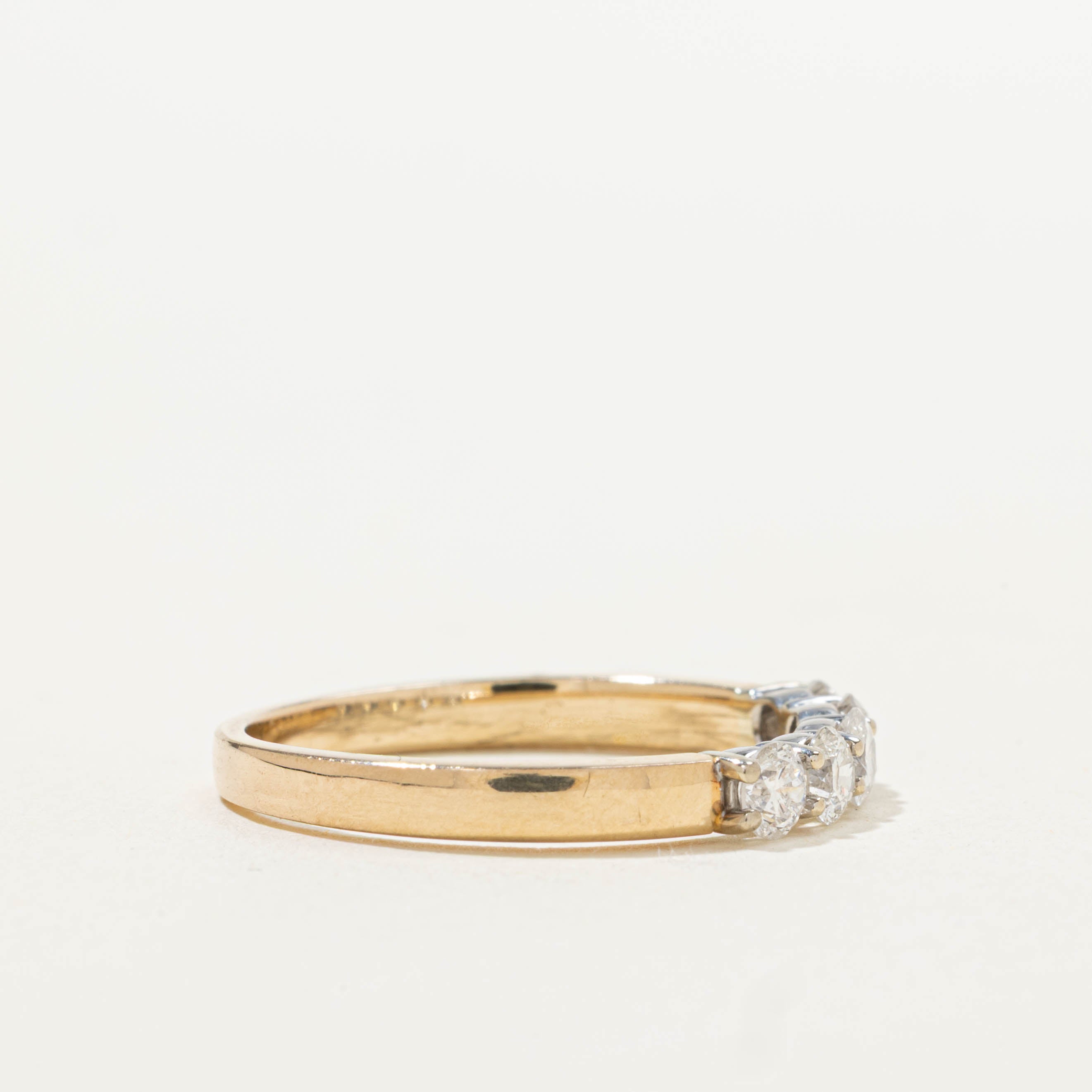 14k Five Stone Diamond Band | 0.56ctw | SZ 8