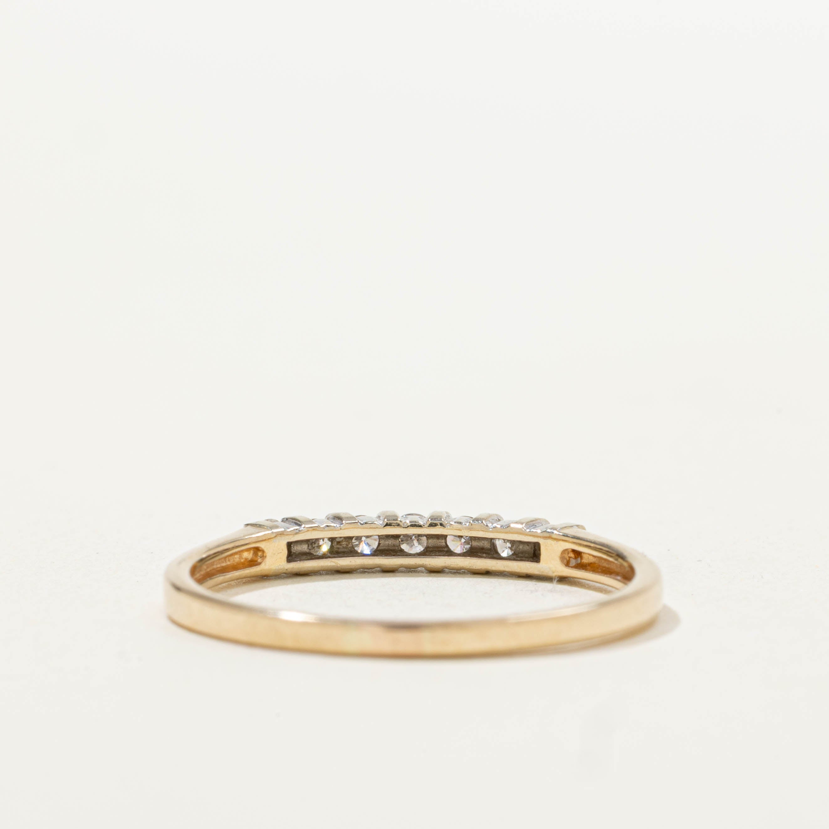 14k Semi Eternity Diamond Band | 0.13ctw | SZ 7.75