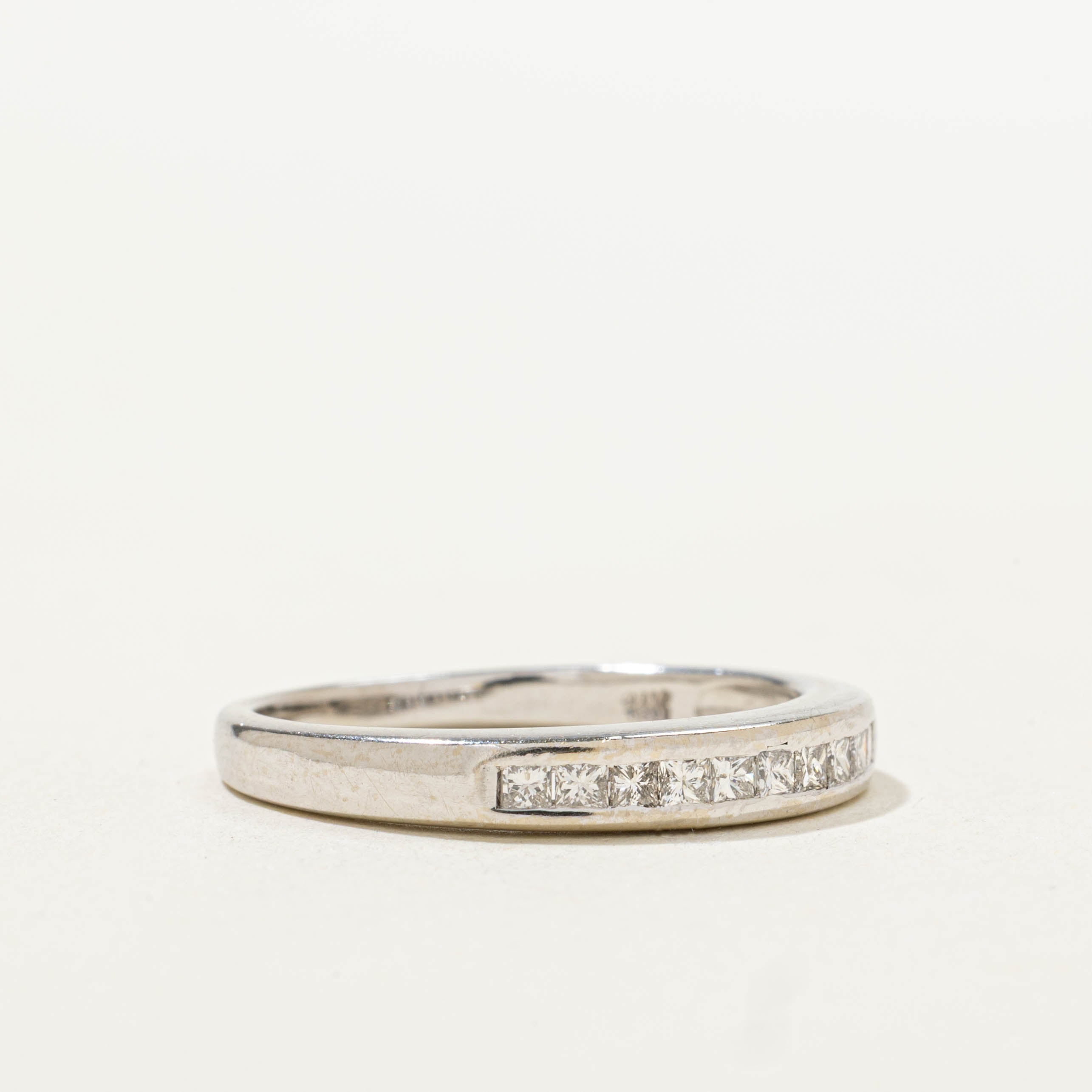 14k Semi Eternity Princess Cut Diamond Ring | 0.25ctw | SZ 7