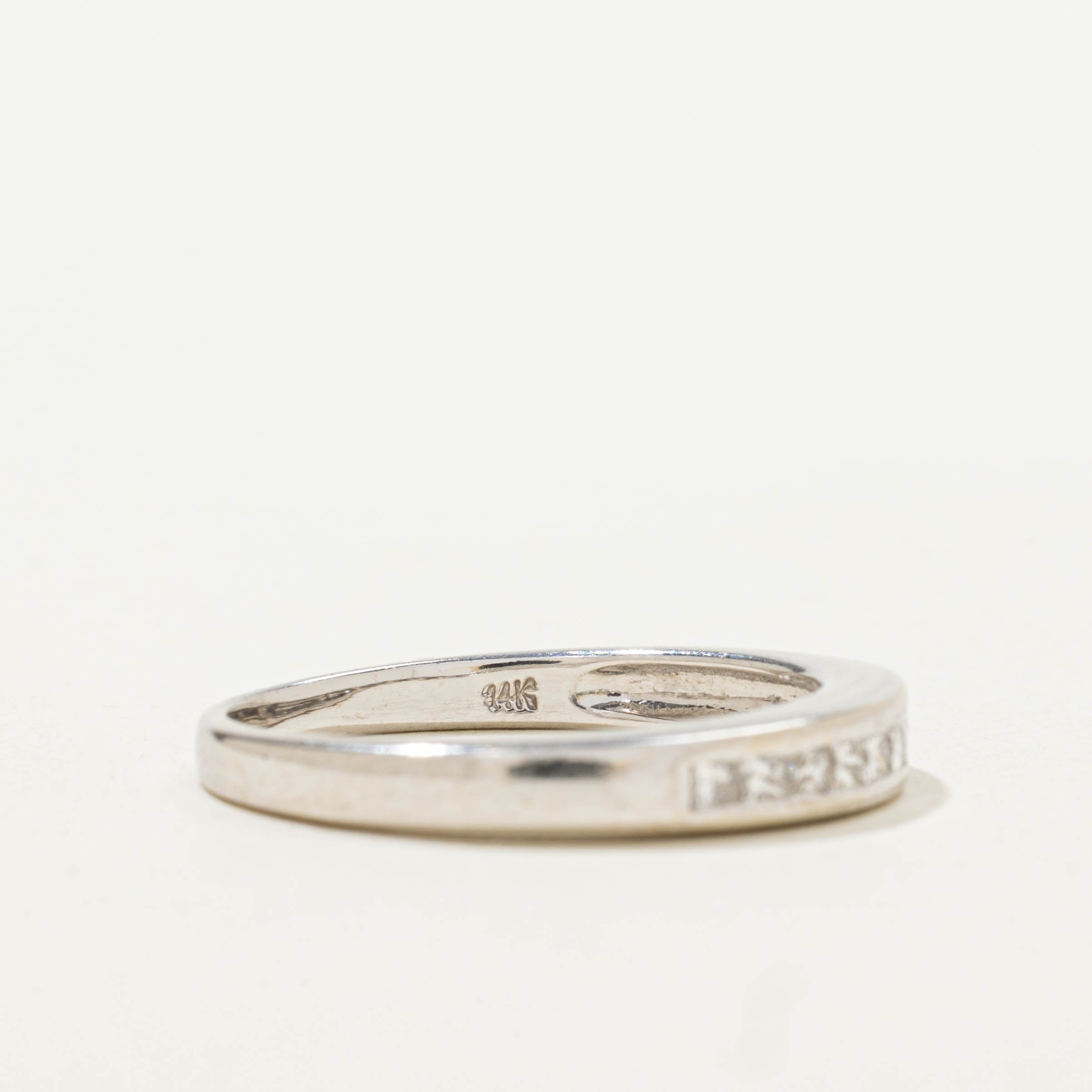 14k Semi Eternity Princess Cut Diamond Ring | 0.25ctw | SZ 7