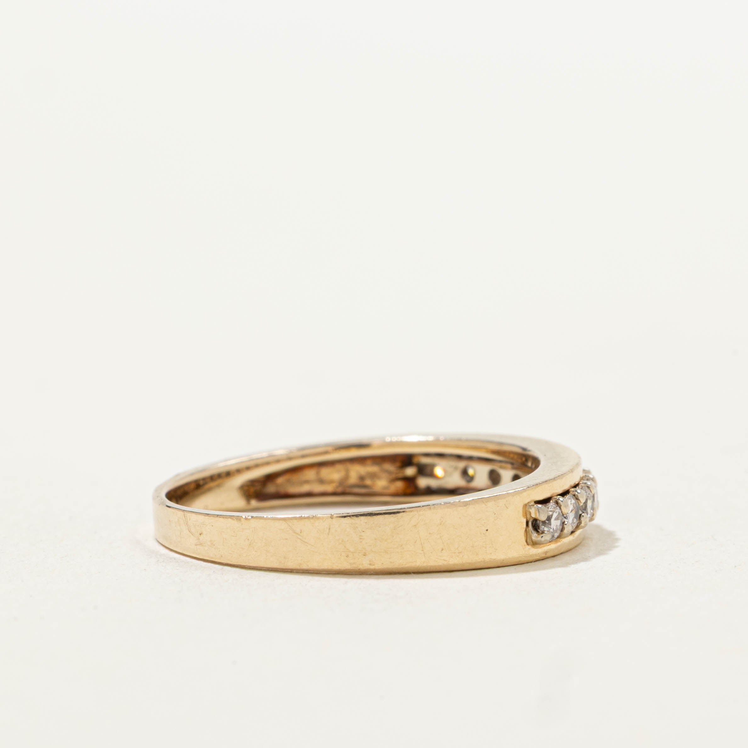 ‘Birks’ Semi Eternity Diamond Band | 0.16ctw | SZ 4.75