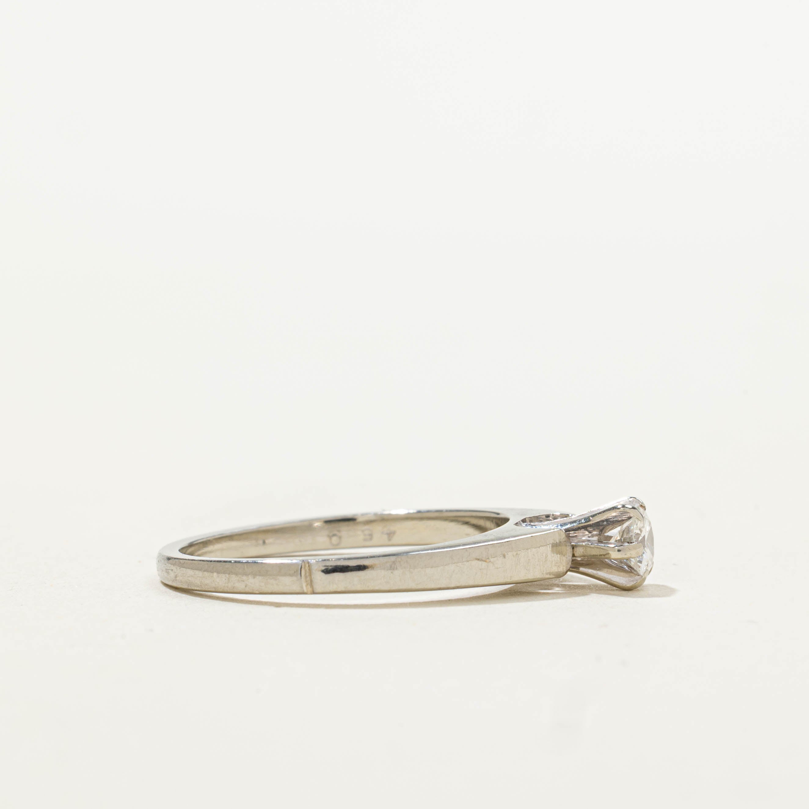18k Six Prong Solitaire Diamond Ring | 0.16ctw | SZ 6