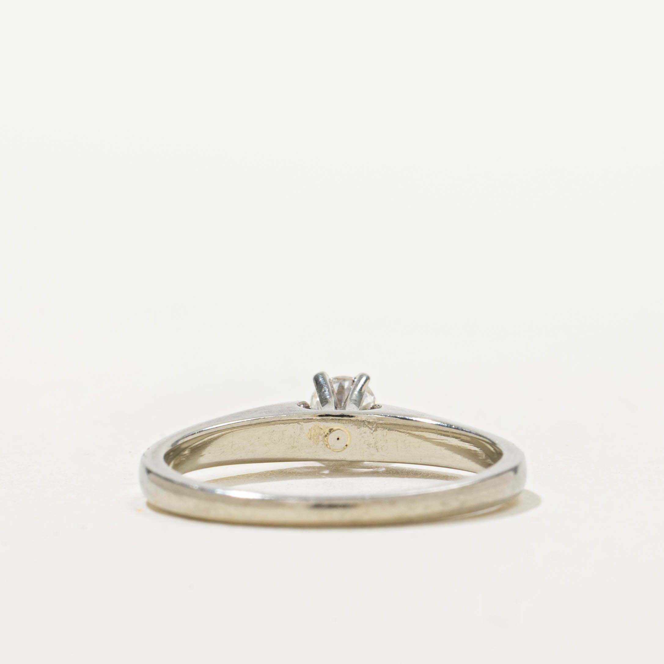18k Six Prong Solitaire Diamond Ring | 0.16ctw | SZ 6