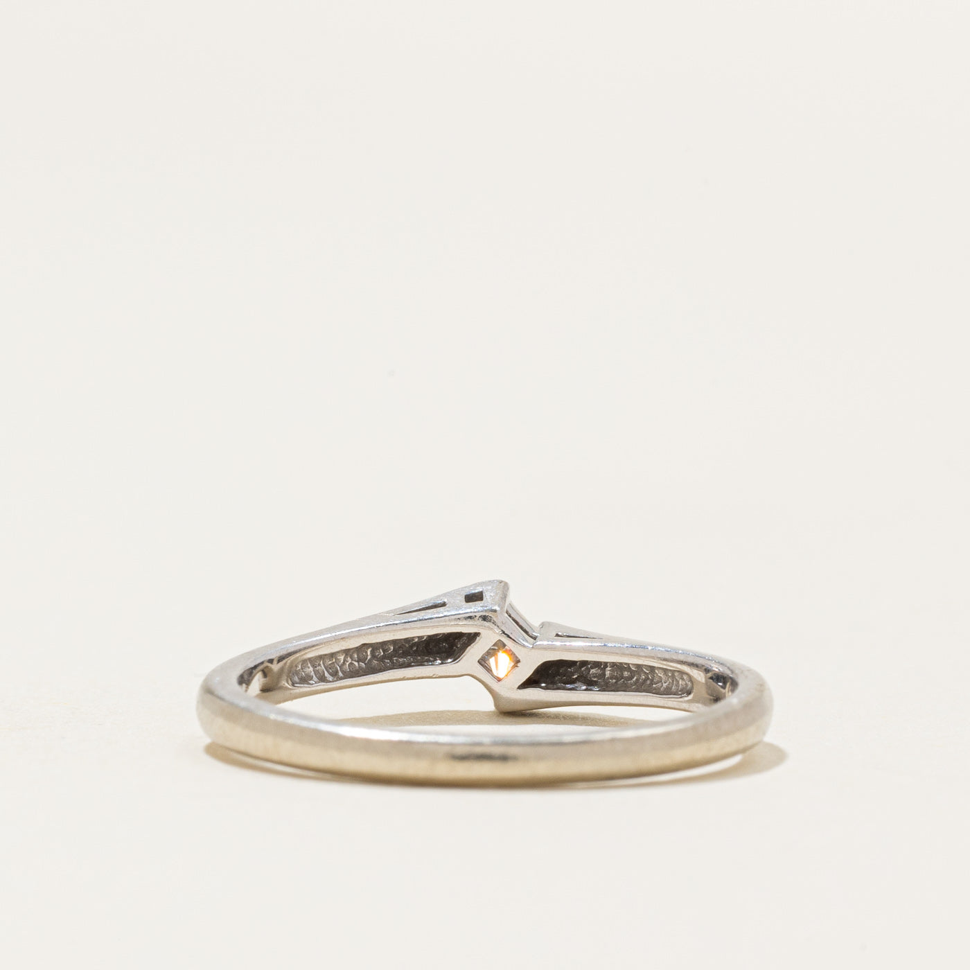 Tension Set Solitaire Diamond Ring | 0.07ct | SZ 6.5 |