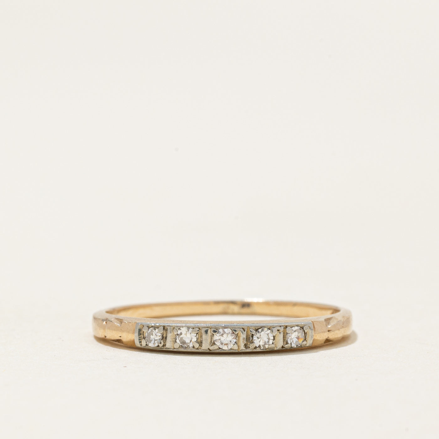 Five Stone Diamond Band | 0.05ctw | SZ 5.5 |