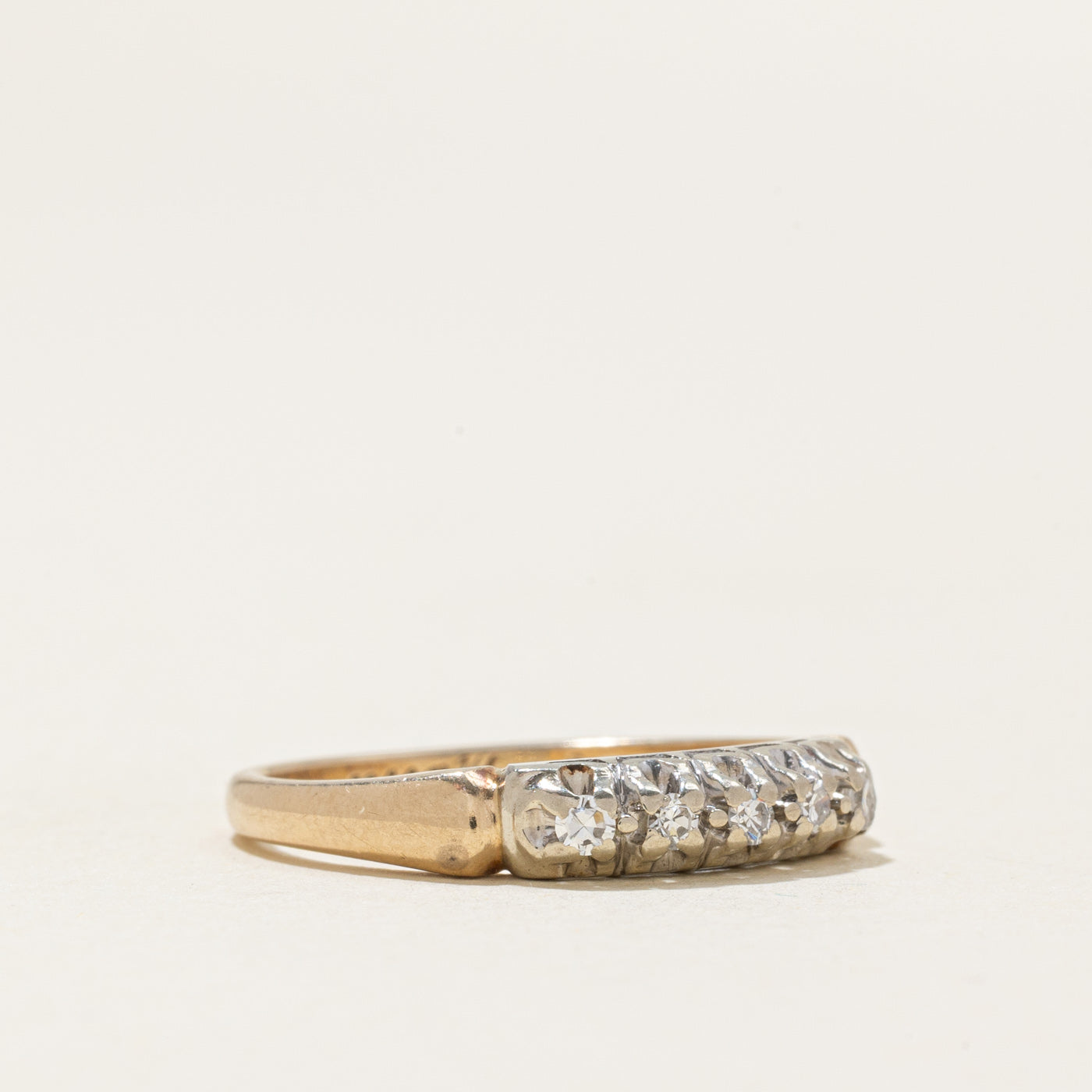 Five Stone Diamond Band | 0.07ctw | SZ 6.25 |