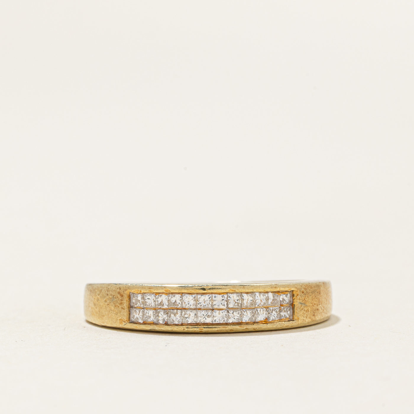 Double Row Princess Cut Diamond Band | 0.24ctw | SZ 5.5 |