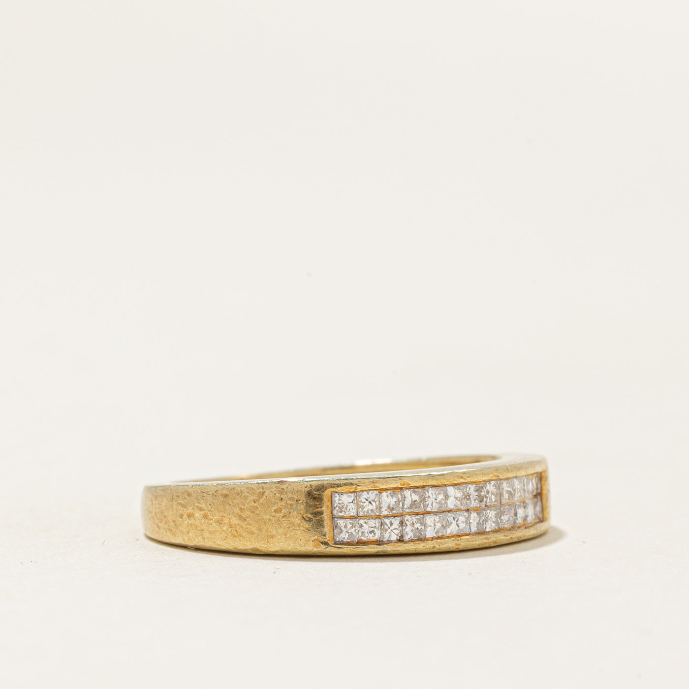 Double Row Princess Cut Diamond Band | 0.24ctw | SZ 5.5 |