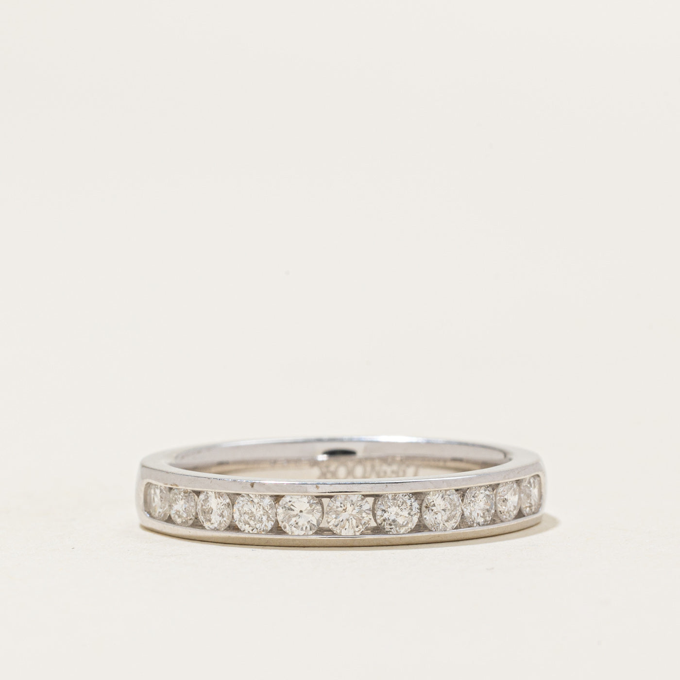Channel Set Semi Eternity Diamond Band | 0.5ctw | SZ 7.0 |