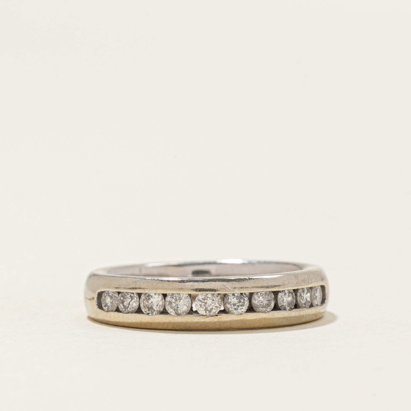 Channel Set Semi Eternity Diamond Band | 0.3ctw | SZ 5.0 |