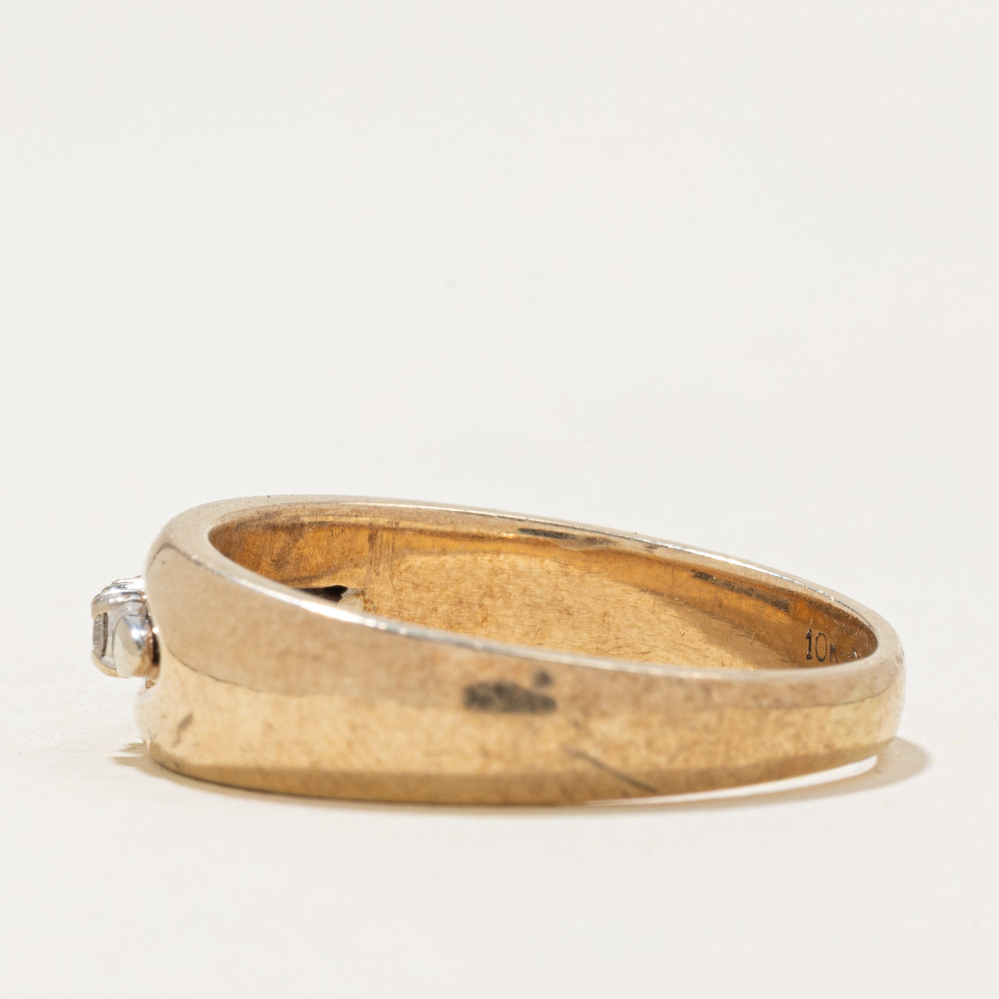 Bague cinq diamants | 0,08 ct au total | Taille 10,0 |