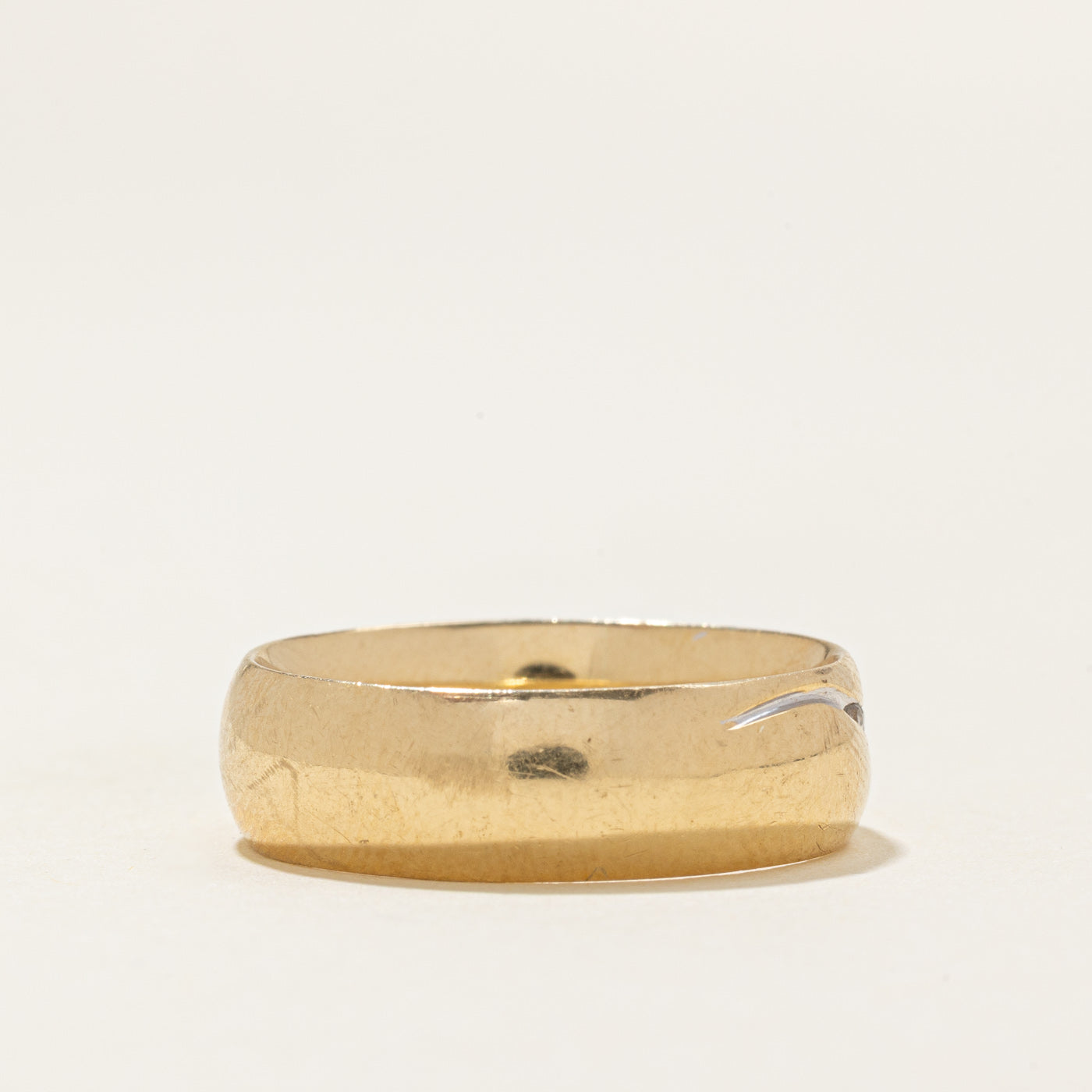 Wave Channel Set Diamond Band | 0.02ctw | 6.20mm | SZ 7.75 |