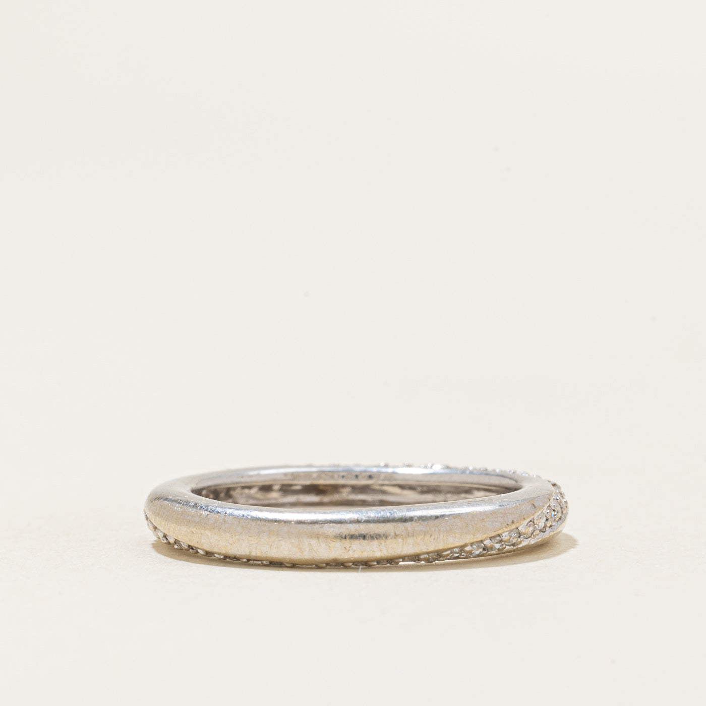 Diagonal Set Eternity Diamond Band | 0.15ctw | 2.95mm | SZ 7.0 |